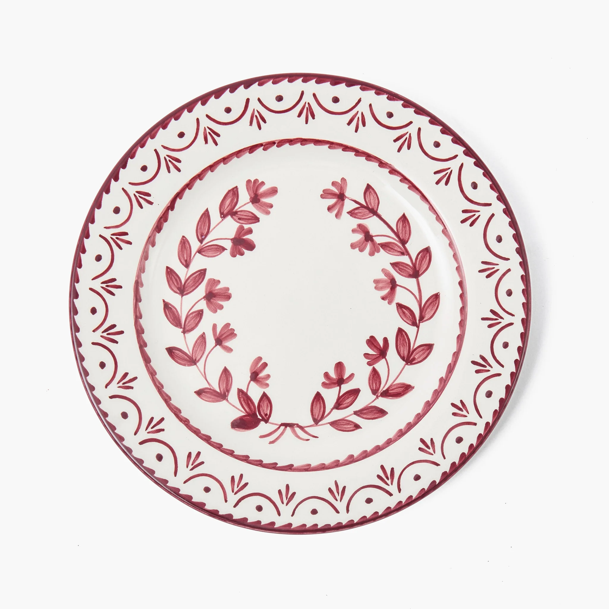 Burgundy Josephine Starter Plates (Set of 4) - Image 8