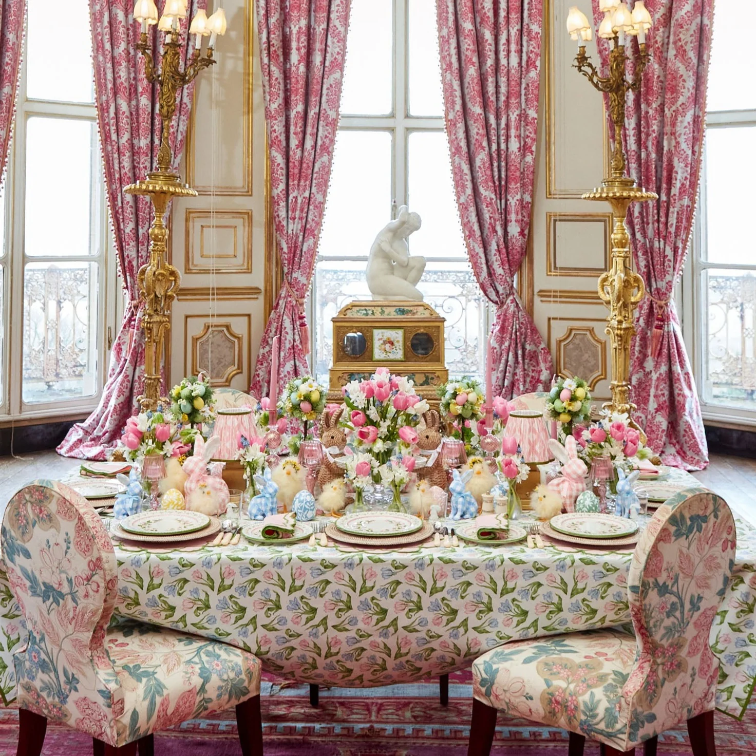 Green & Pink Josephine Garland Dinner & Starter Plates (Set of 8) - Image 13