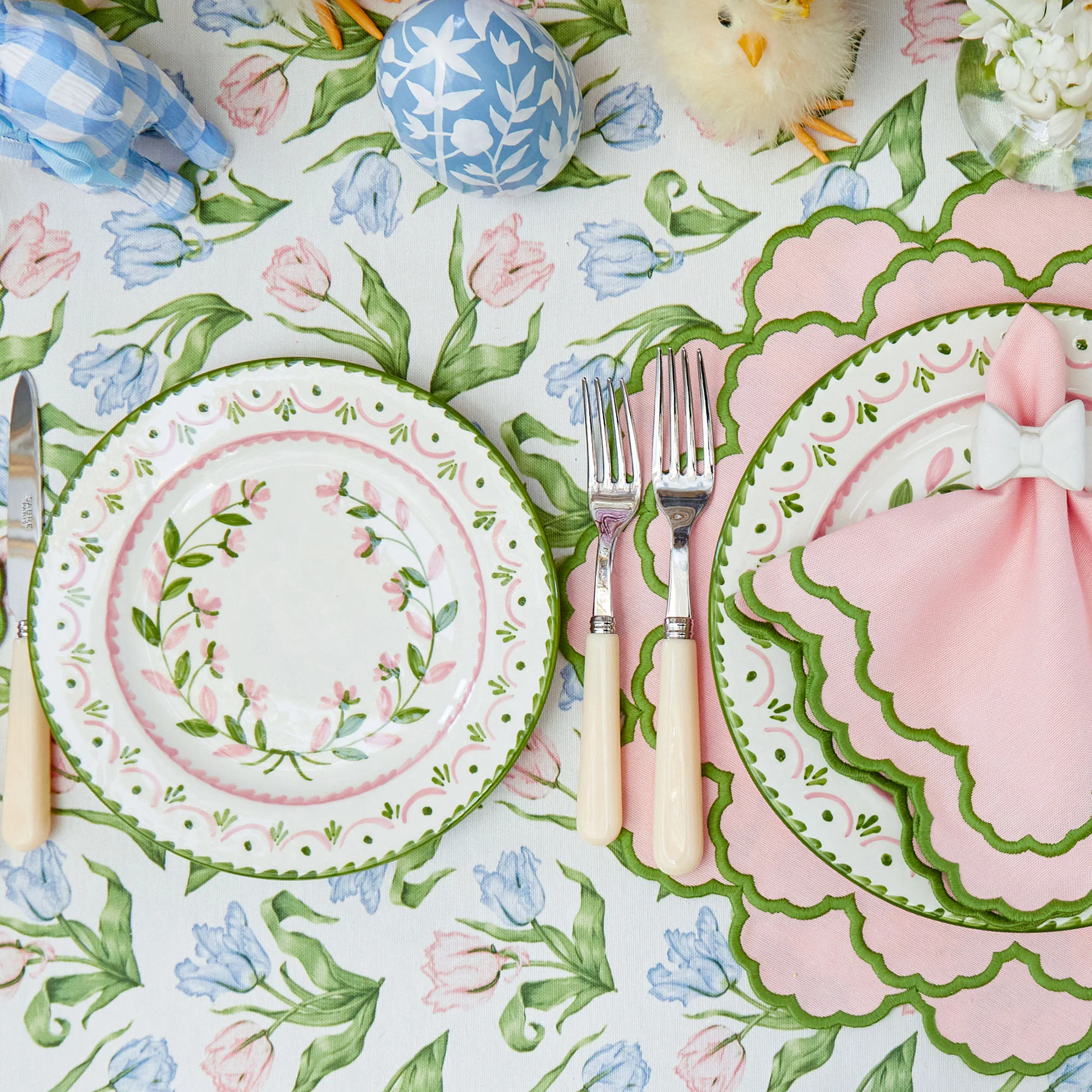 Green & Pink Josephine Garland Starter Plate - Image 14