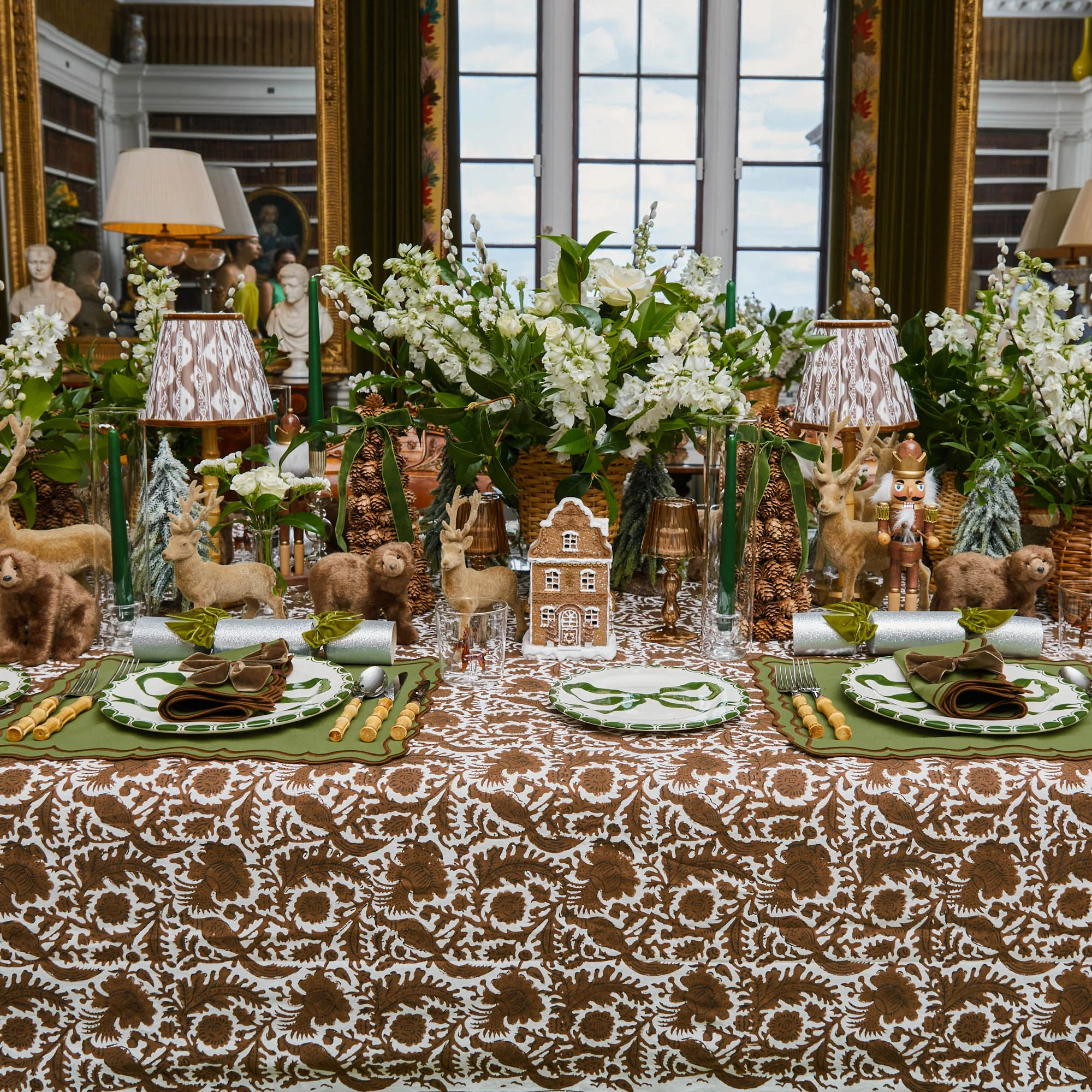 Chocolate Pheasant Tablecloth - Image 4