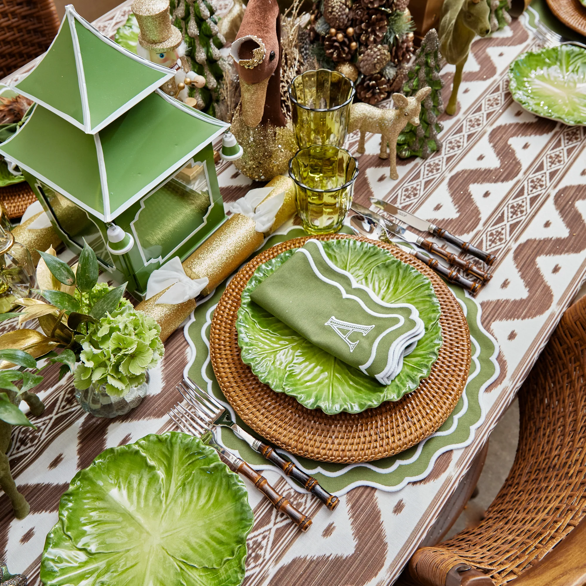 Green Serena Cabbage Starter Plate - Image 11