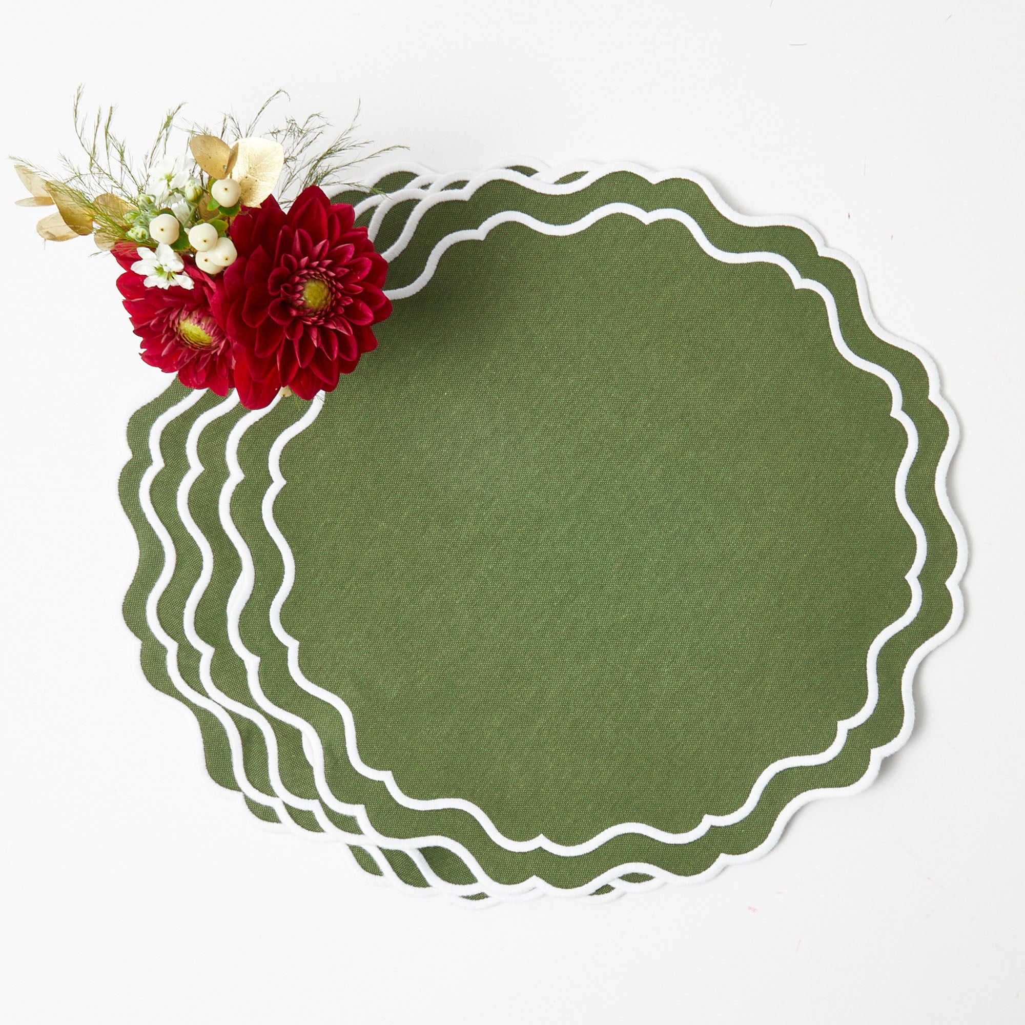 Green Katherine Placemats (Set of 4) - Image 8