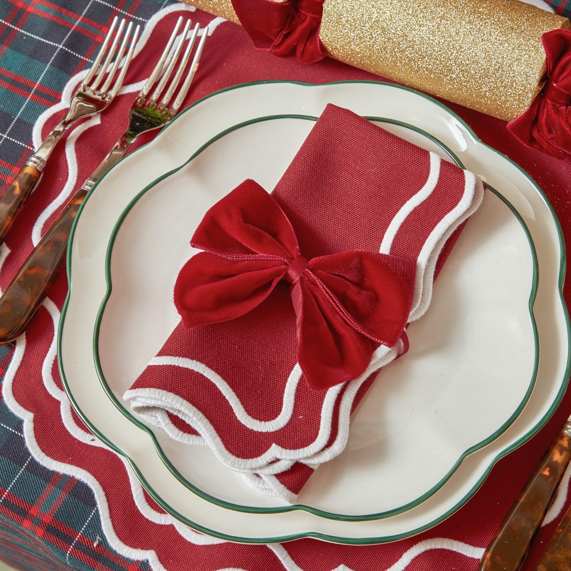 Katherine Berry Red Napkins (Set of 4) - Image 14