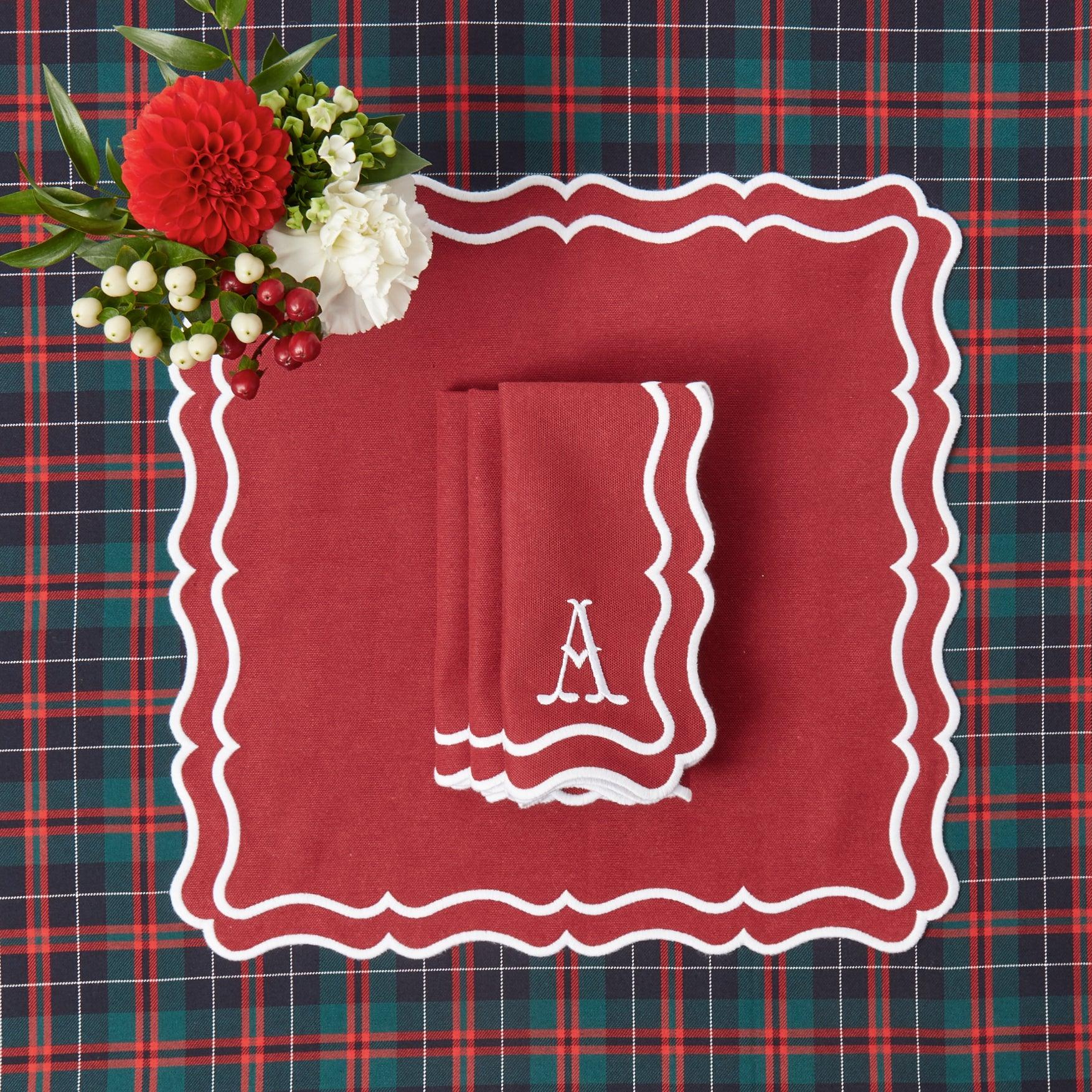 Katherine Berry Red Napkins (Set of 4) - Image 21