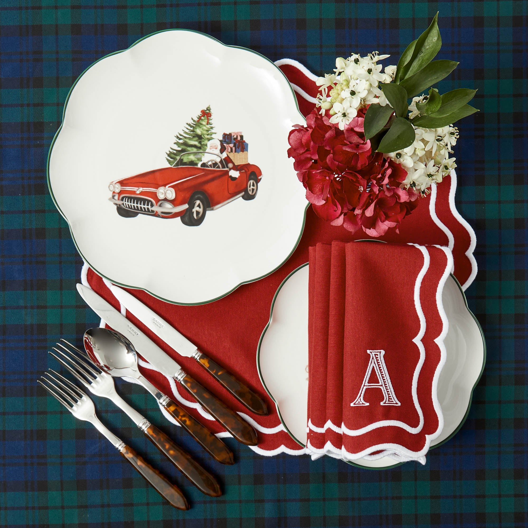 Katherine Berry Red Napkins (Set of 4) - Image 9