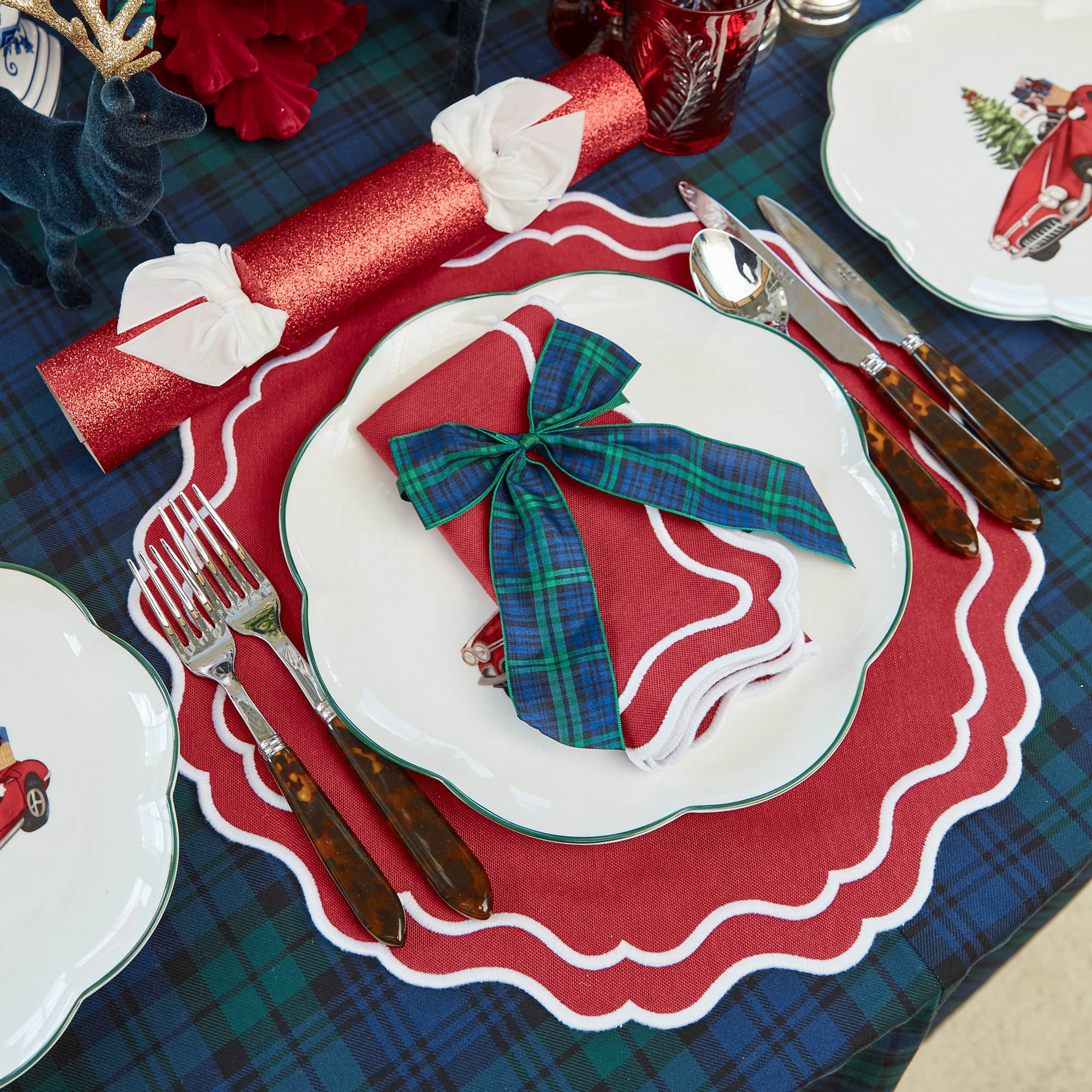 Katherine Berry Red Placemats & Napkins (Set of 4) - Image 13
