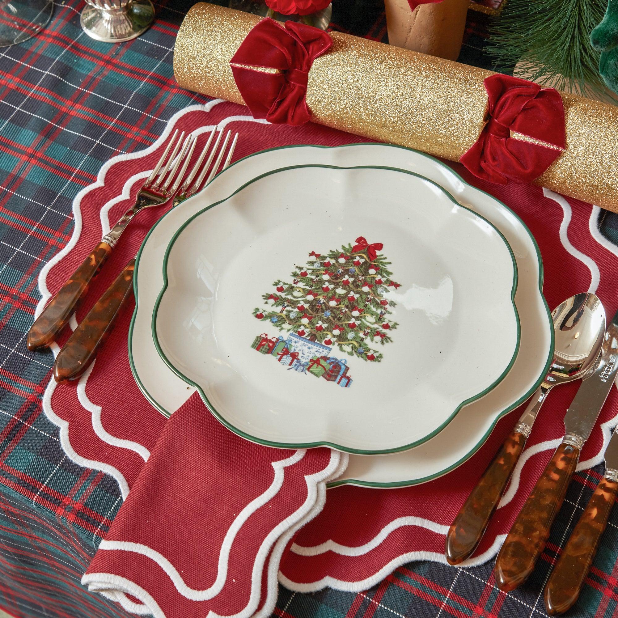 Katherine Berry Red Placemats & Napkins (Set of 4) - Image 24