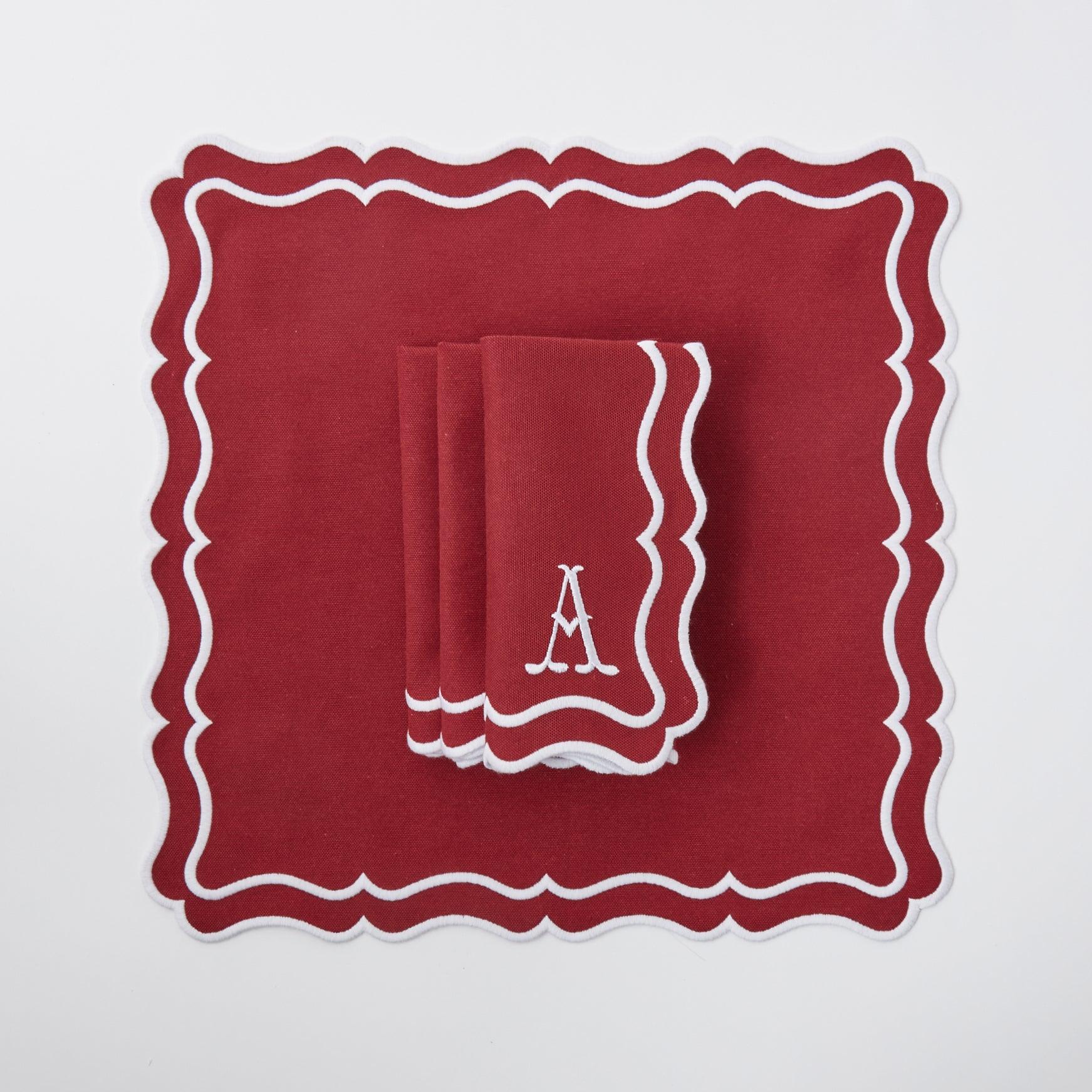Katherine Berry Red Placemats & Napkins (Set of 4) - Image 28