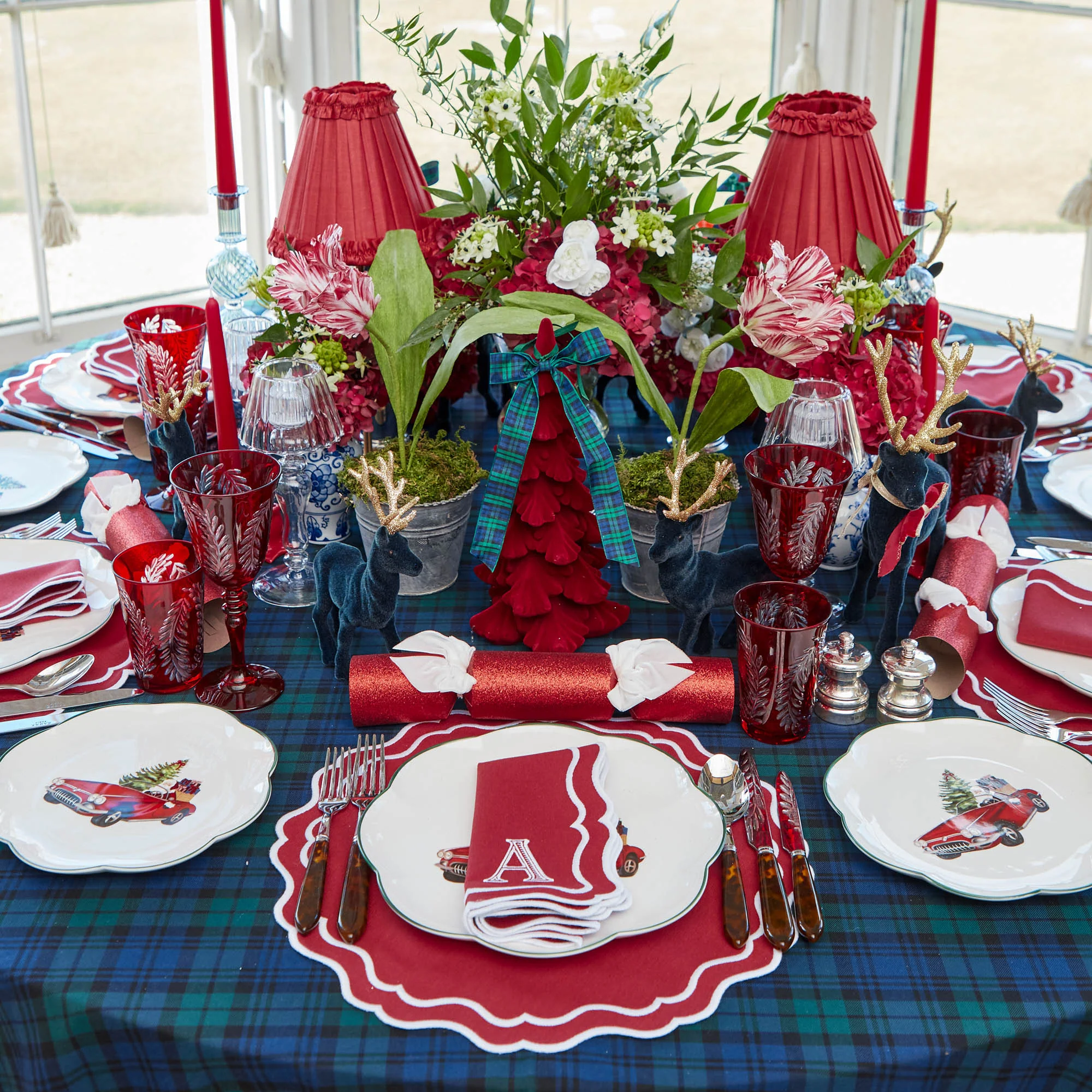 Katherine Berry Red Placemats (Set of 4) - Image 10