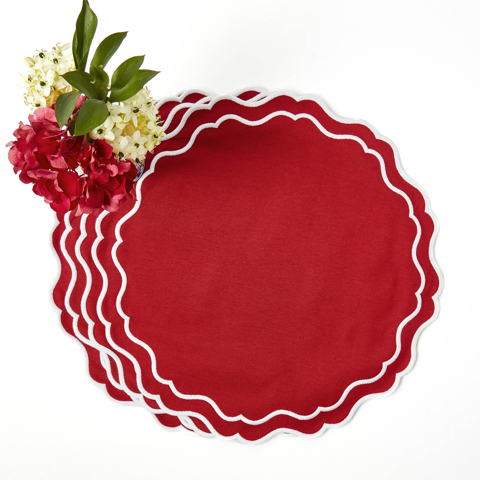 Katherine Berry Red Placemats (Set of 4) - Image 12