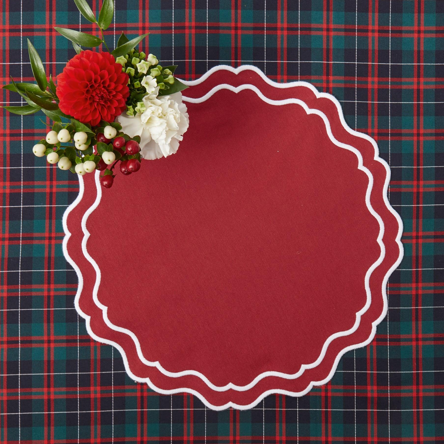 Katherine Berry Red Placemats (Set of 4) - Image 16