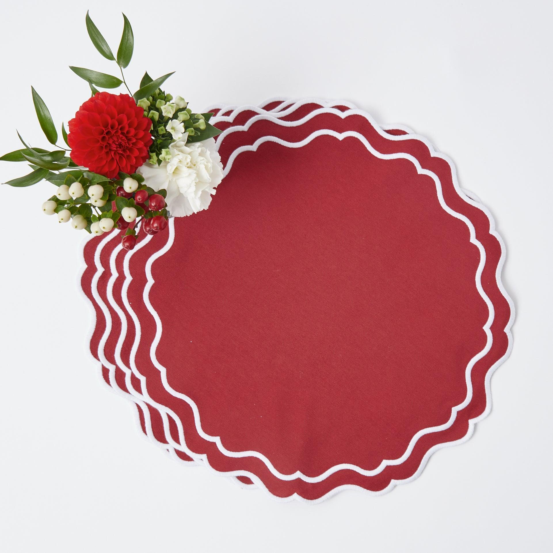 Katherine Berry Red Placemats (Set of 4) - Image 17