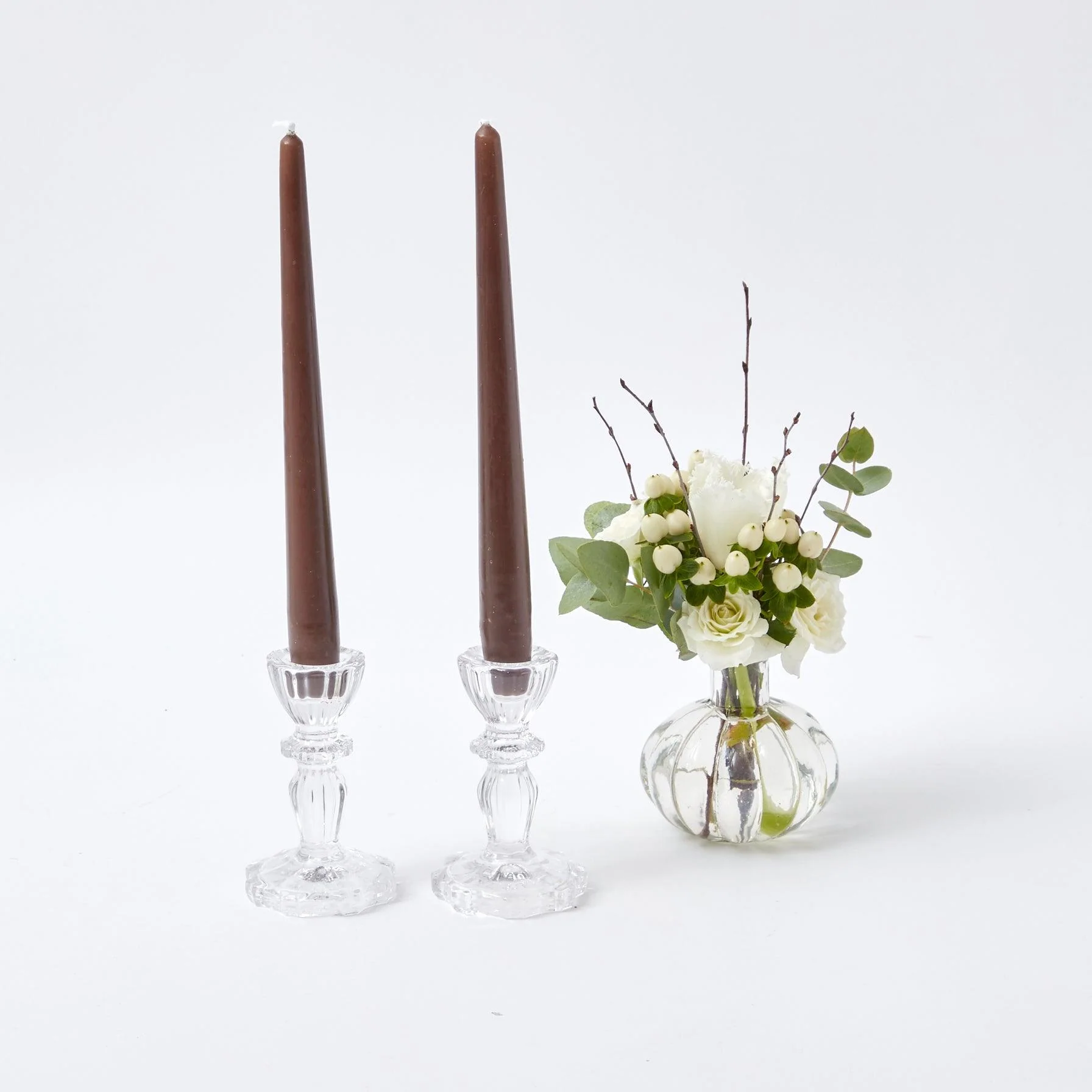 Lace Edge Candle Holders (Pair) - Image 5