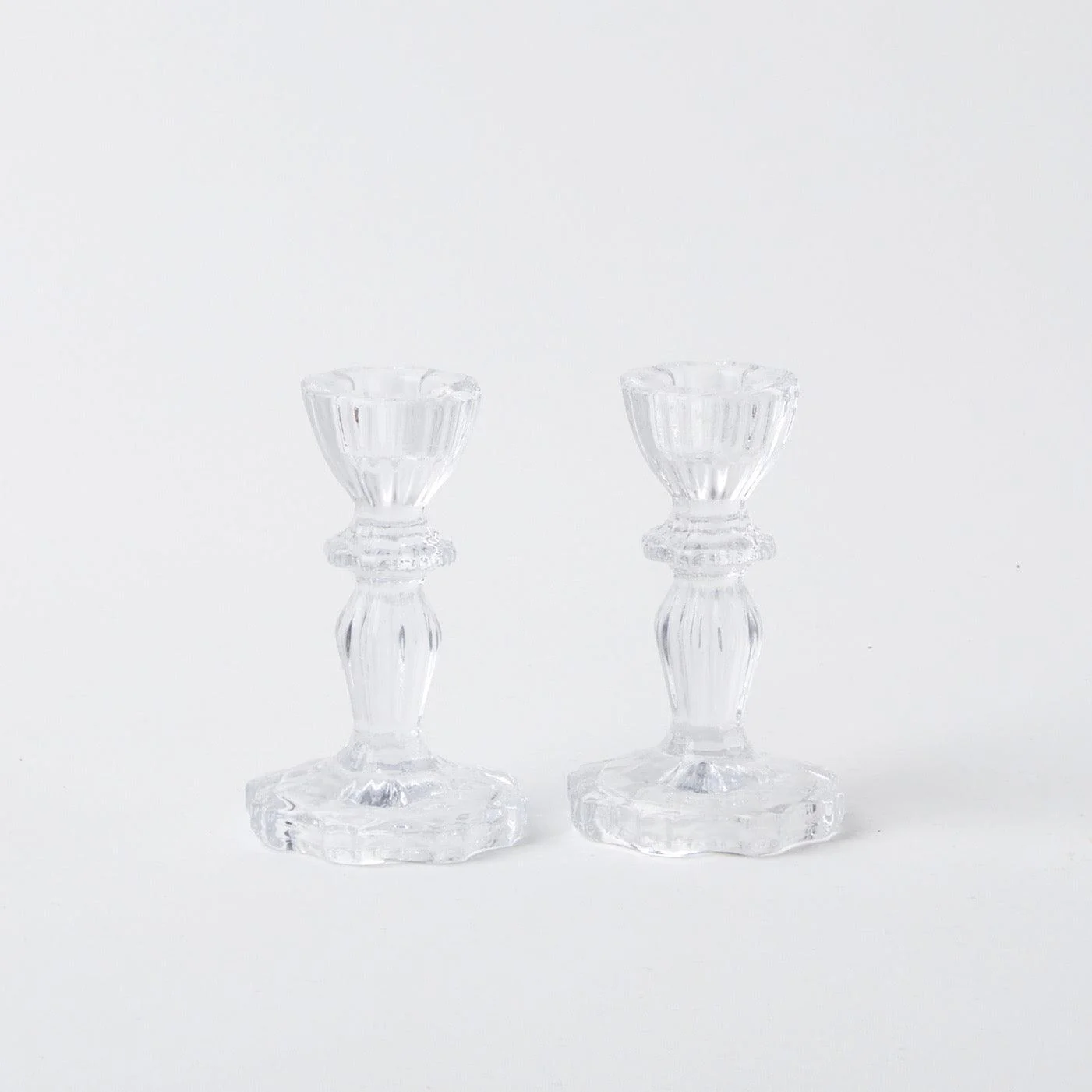 Lace Edge Candle Holders (Pair) - Image 6