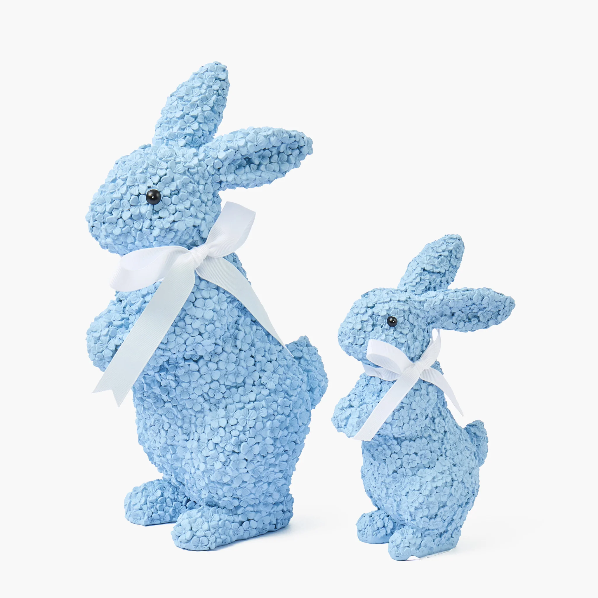 Blue Large Floral Bunny (Pair) - Image 7