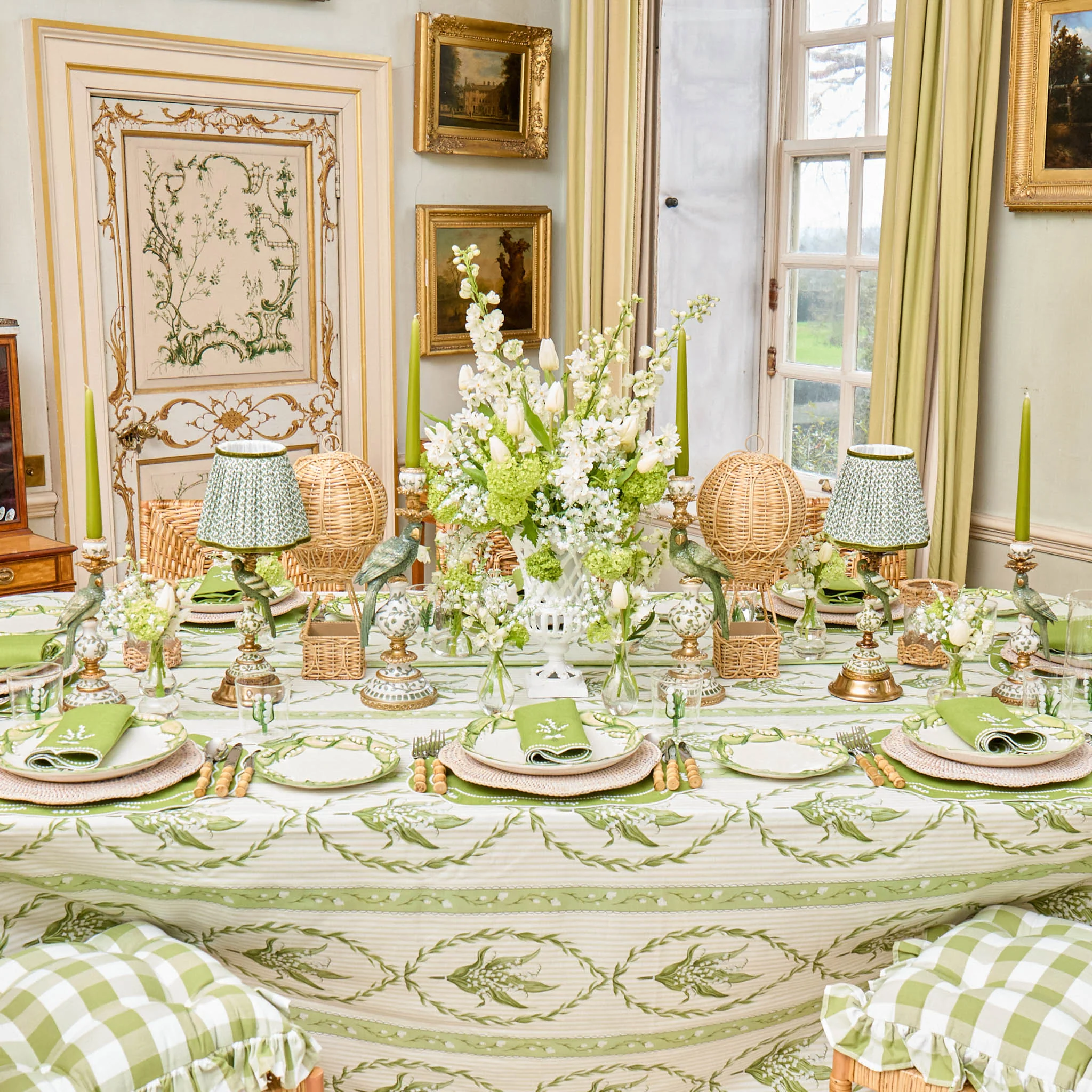 Lily of the Valley Garland Tablecloth - Image 2