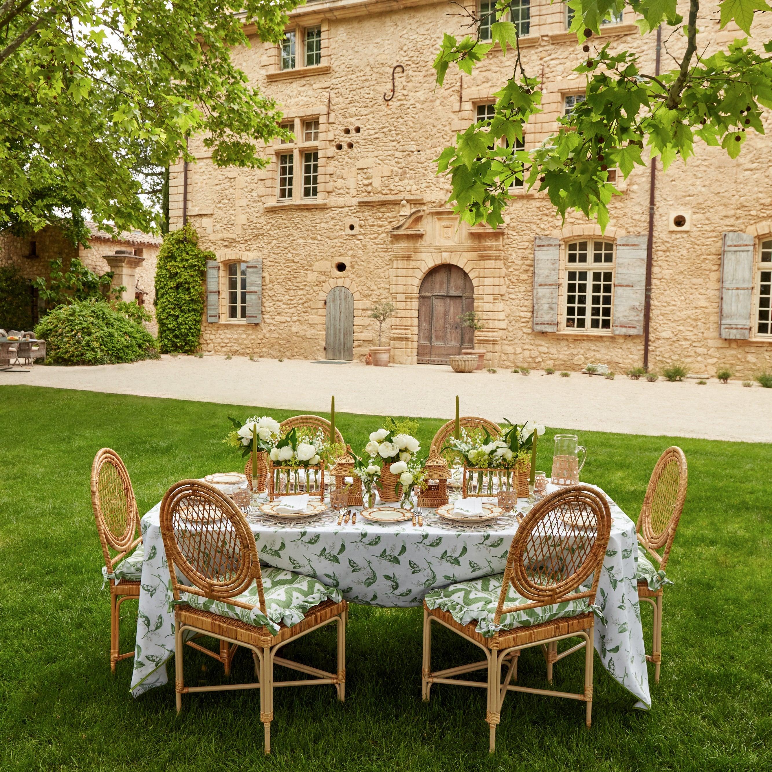 White Lily of the Valley Linen Napkins (Set of 4) - Image 9