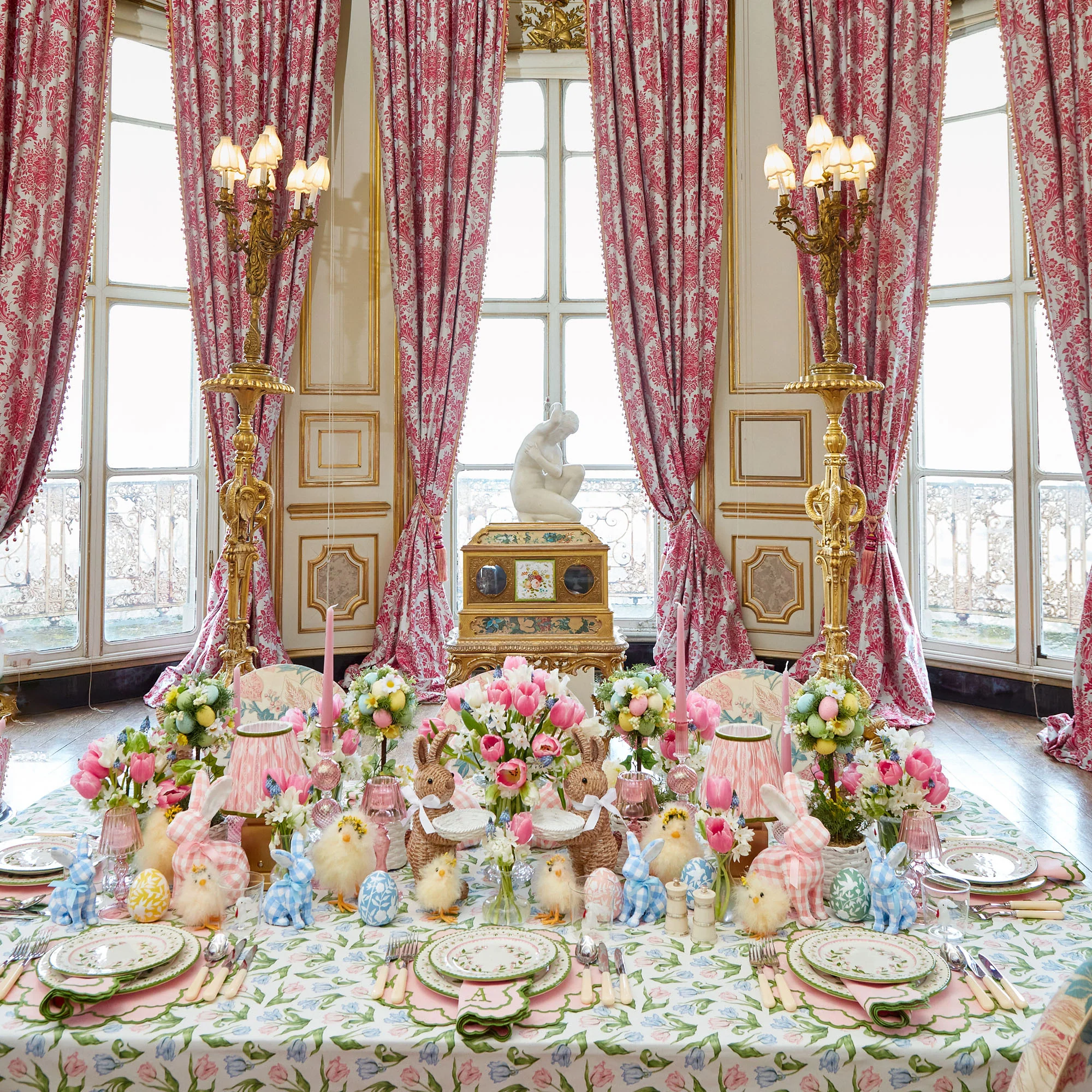 Pink & Green Lily Placemats (Set of 4) - Image 13