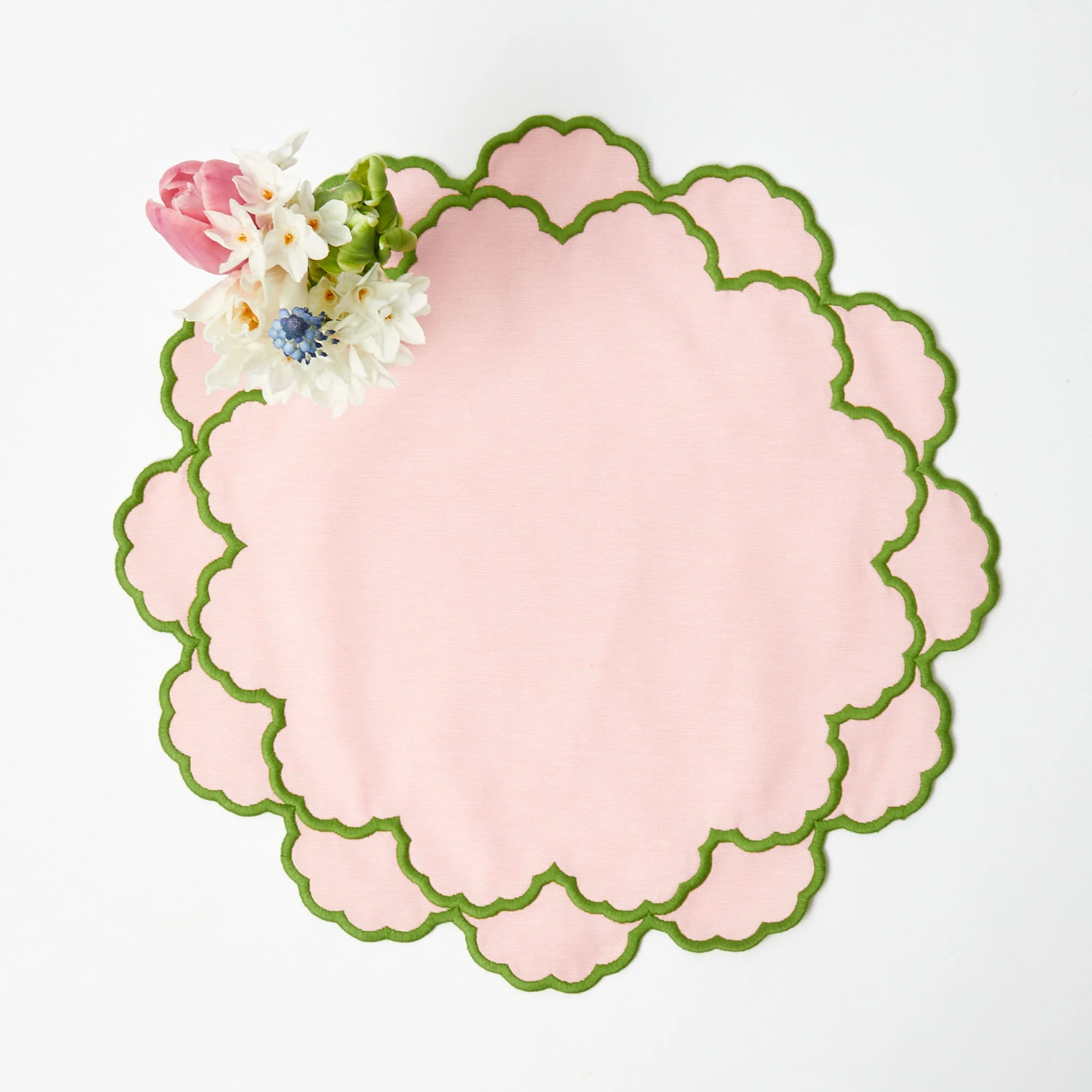 Pink & Green Lily Placemats (Set of 4) - Image 8