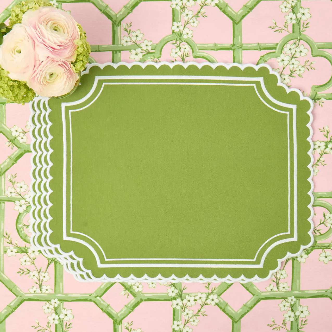 Louisa Green Placemats (Set of 4)