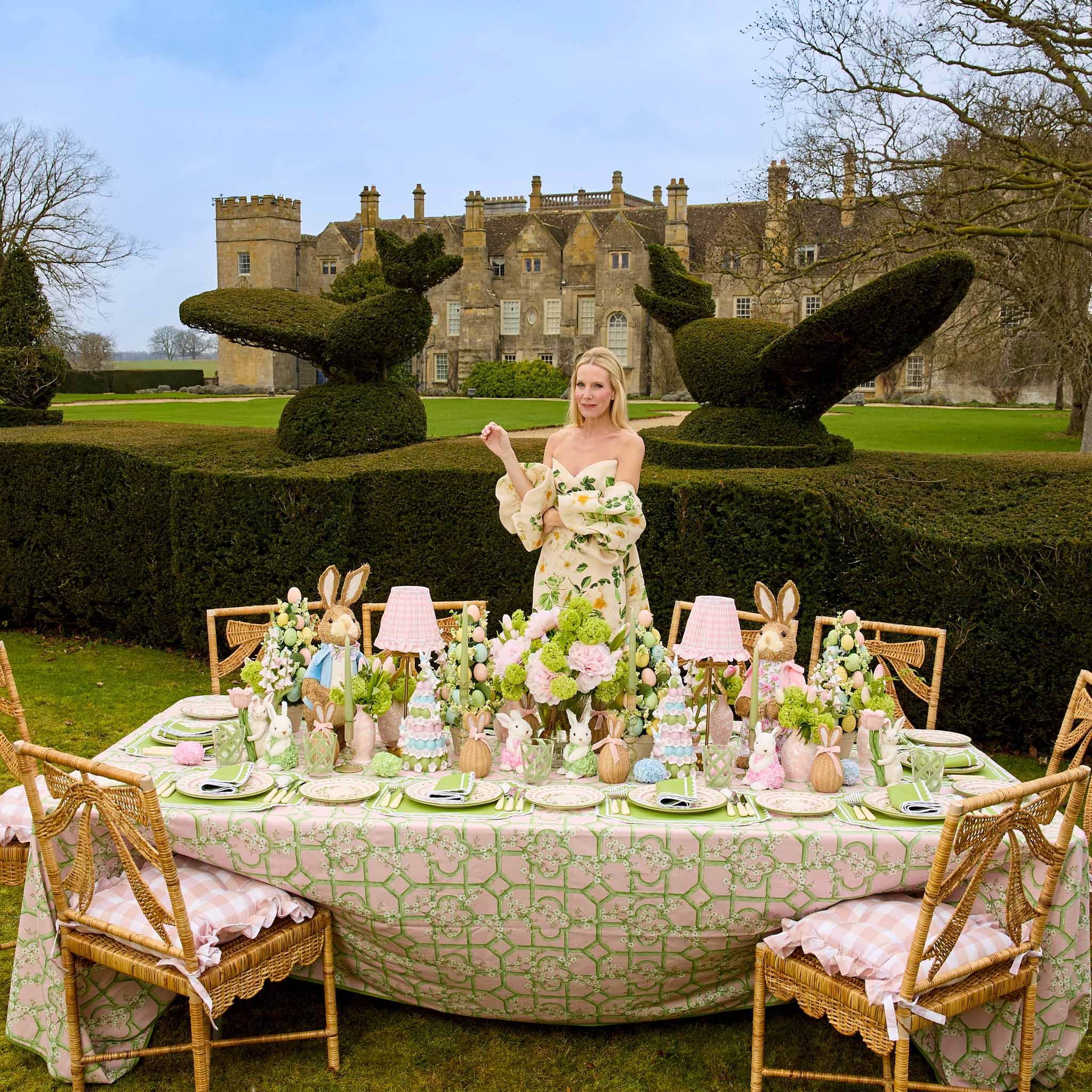 Louisa Green Placemats & Napkins (Set of 4) - Image 3