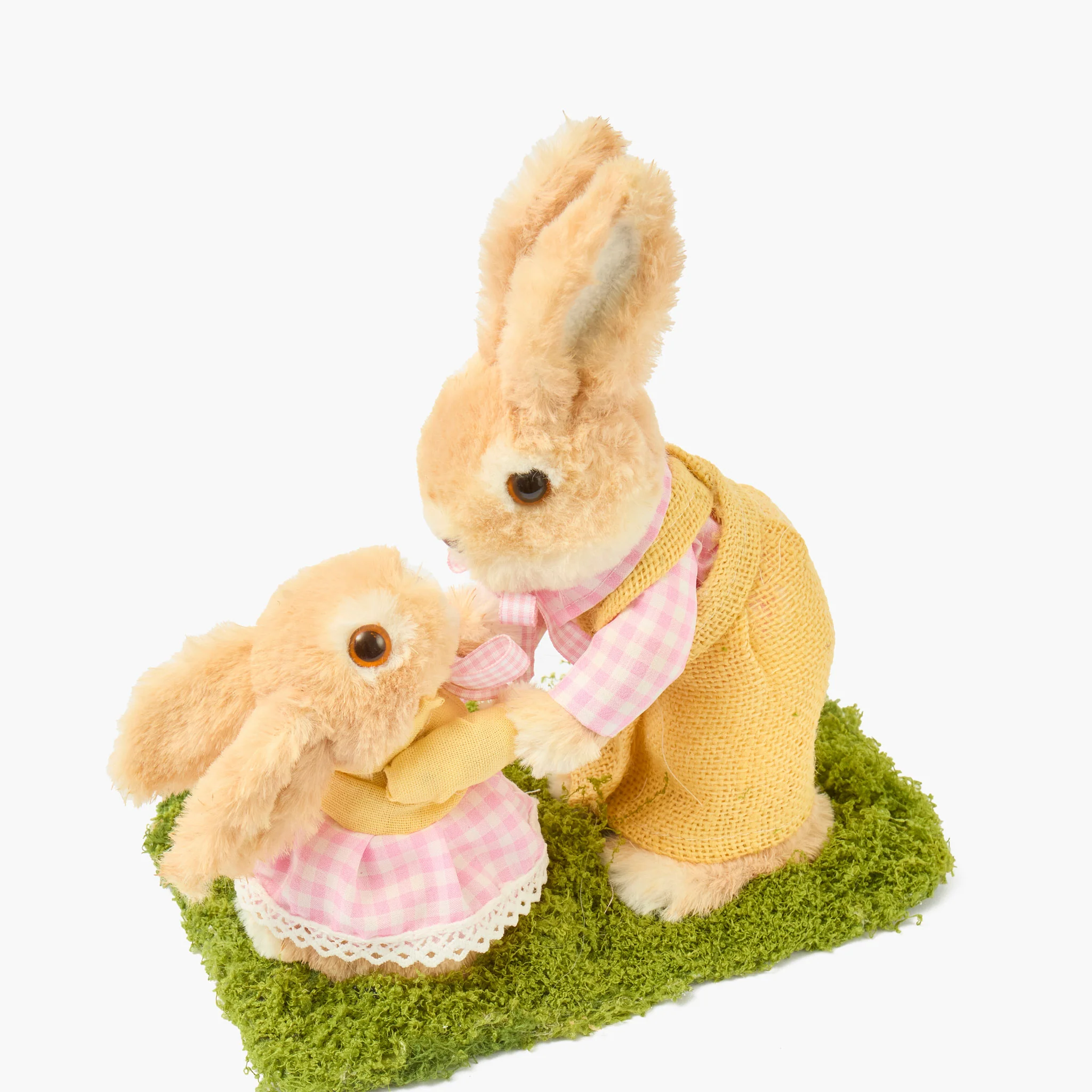 Mama & Baby Pink Gingham Bunny (Pair) - Image 3