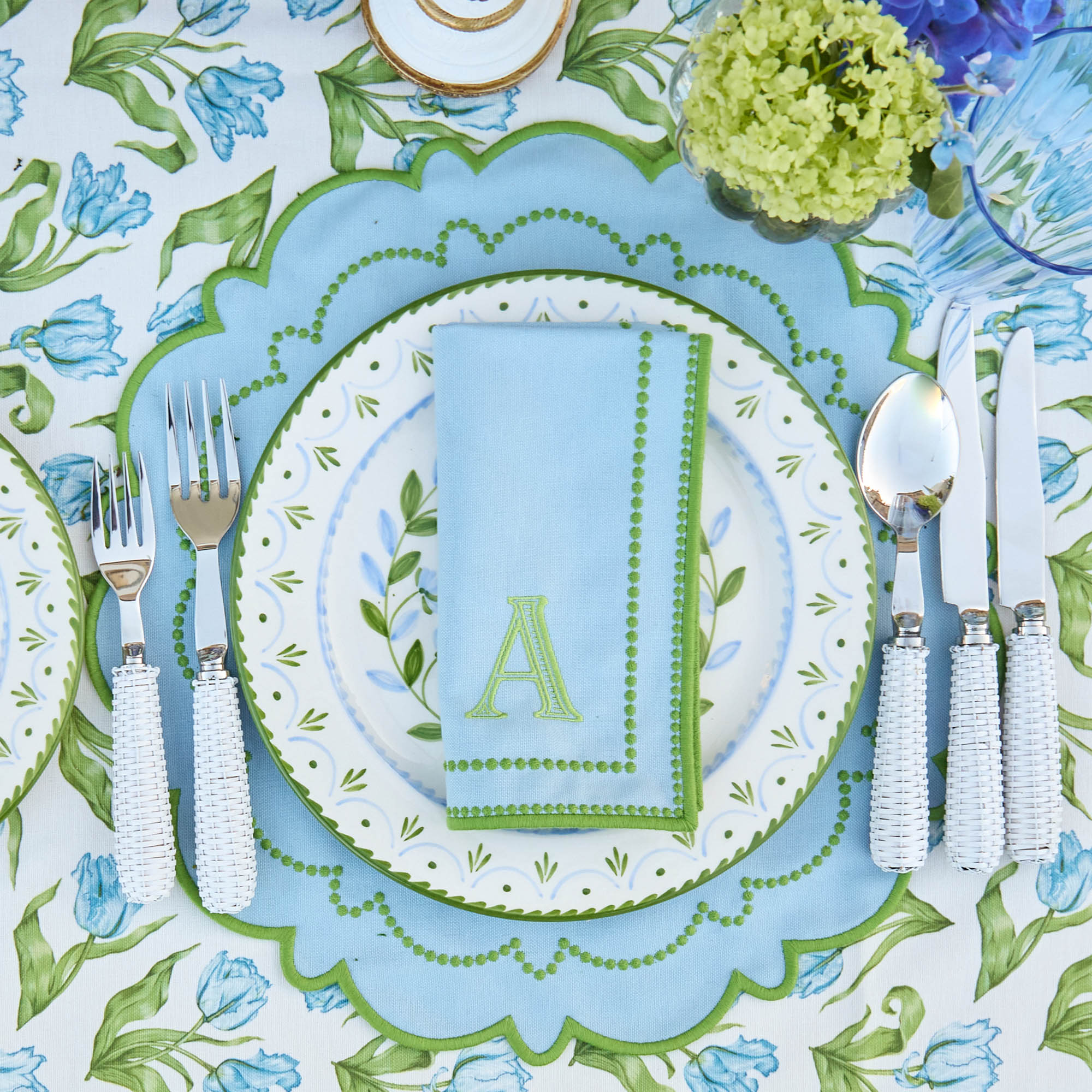 Mariana Blue & Green Napkins (Set of 4) - Image 13