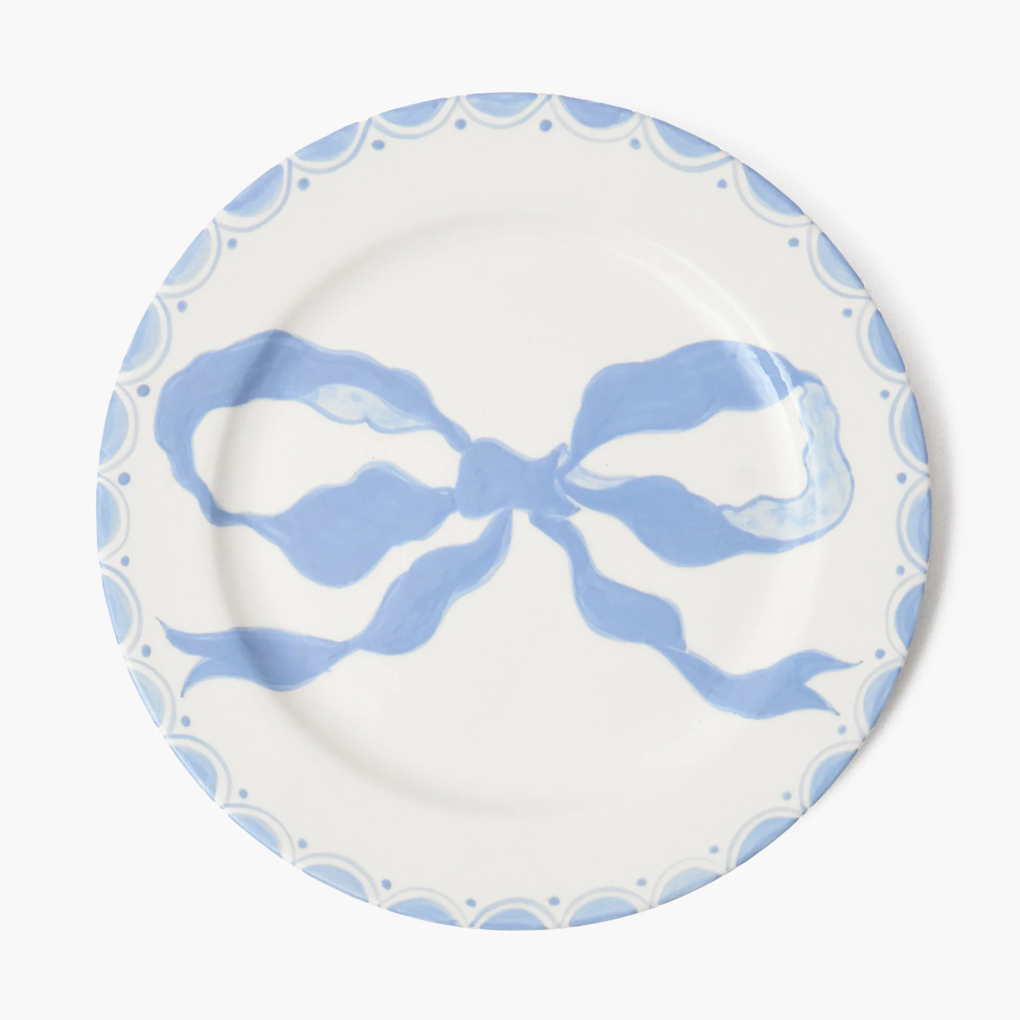 Marilyn Blue Bow Starter Plate - Image 4