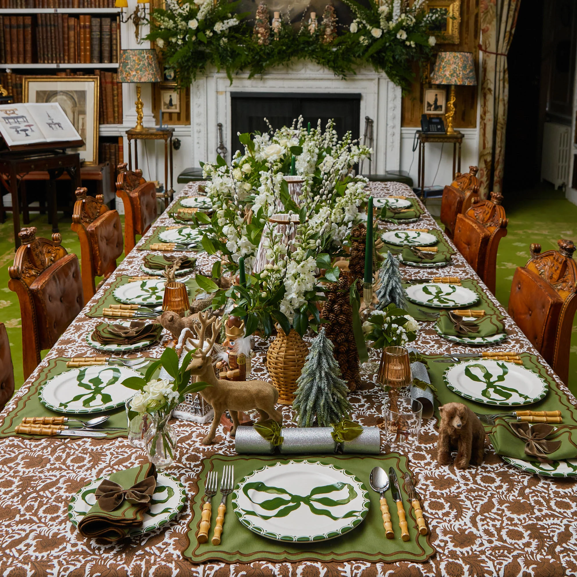 Chocolate Pheasant Tablecloth - Image 3