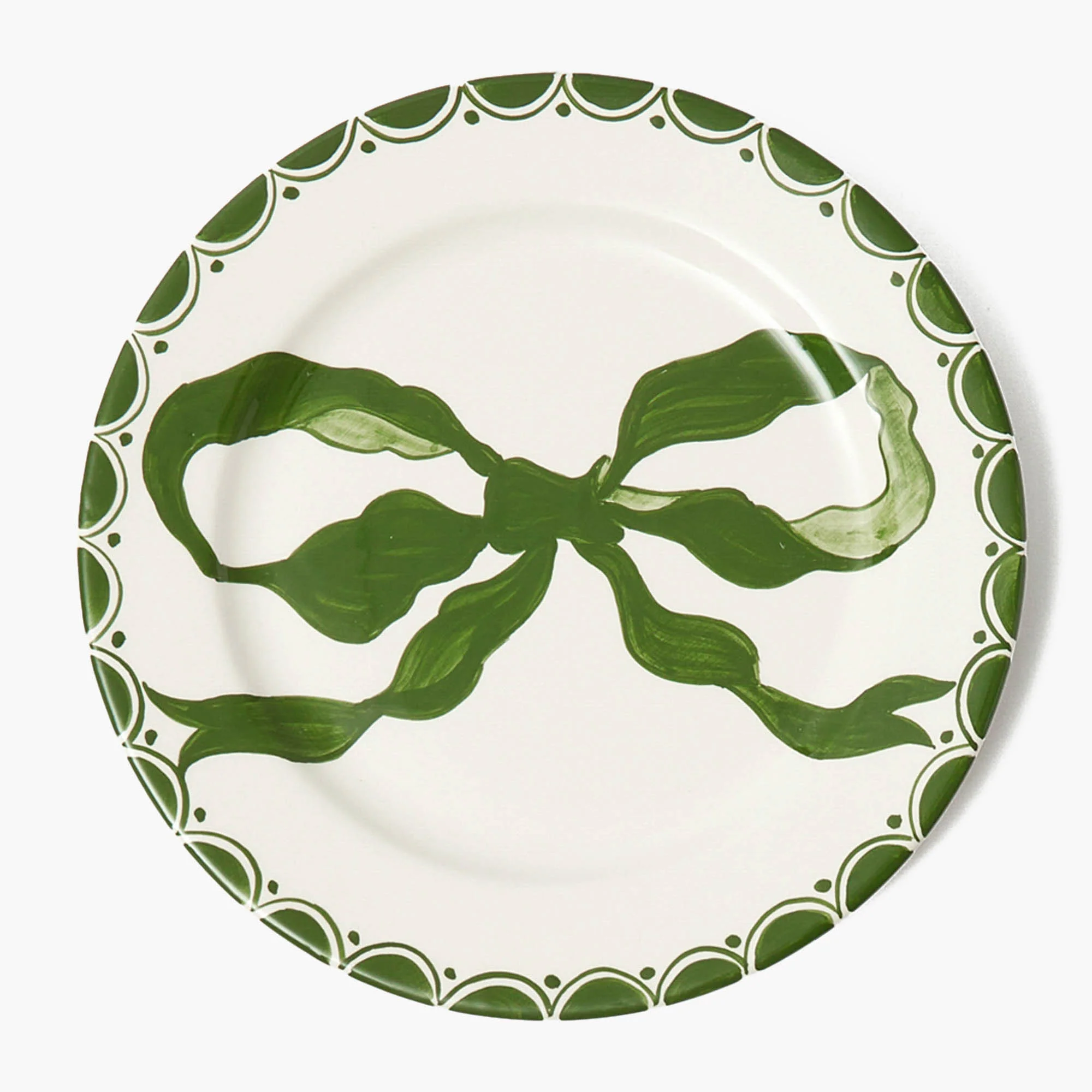 Marilyn Forest Green Bow Starter Plates (Set of 4) - Image 14