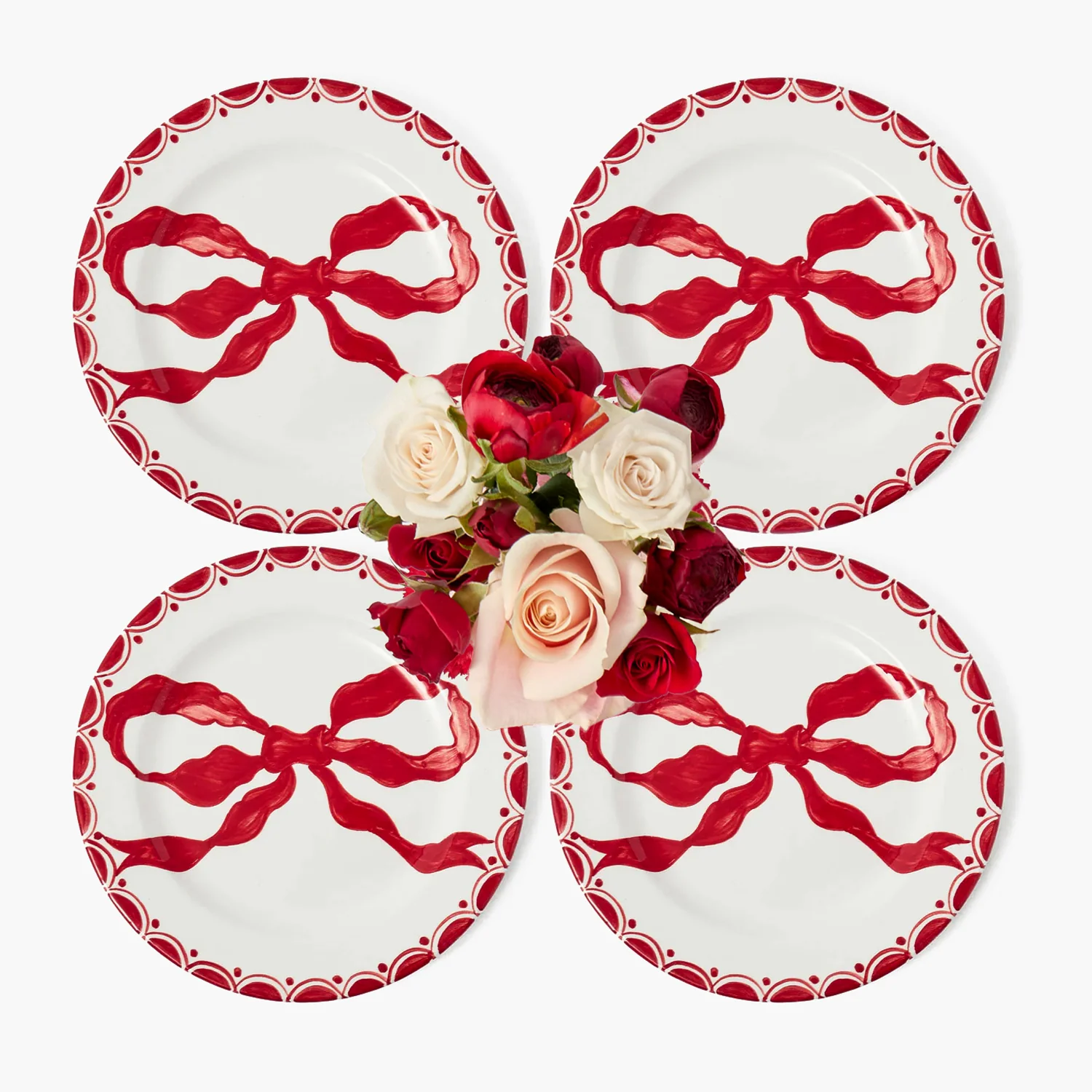 Marilyn Red Bow Starter Plates (Set of 4) - Image 12