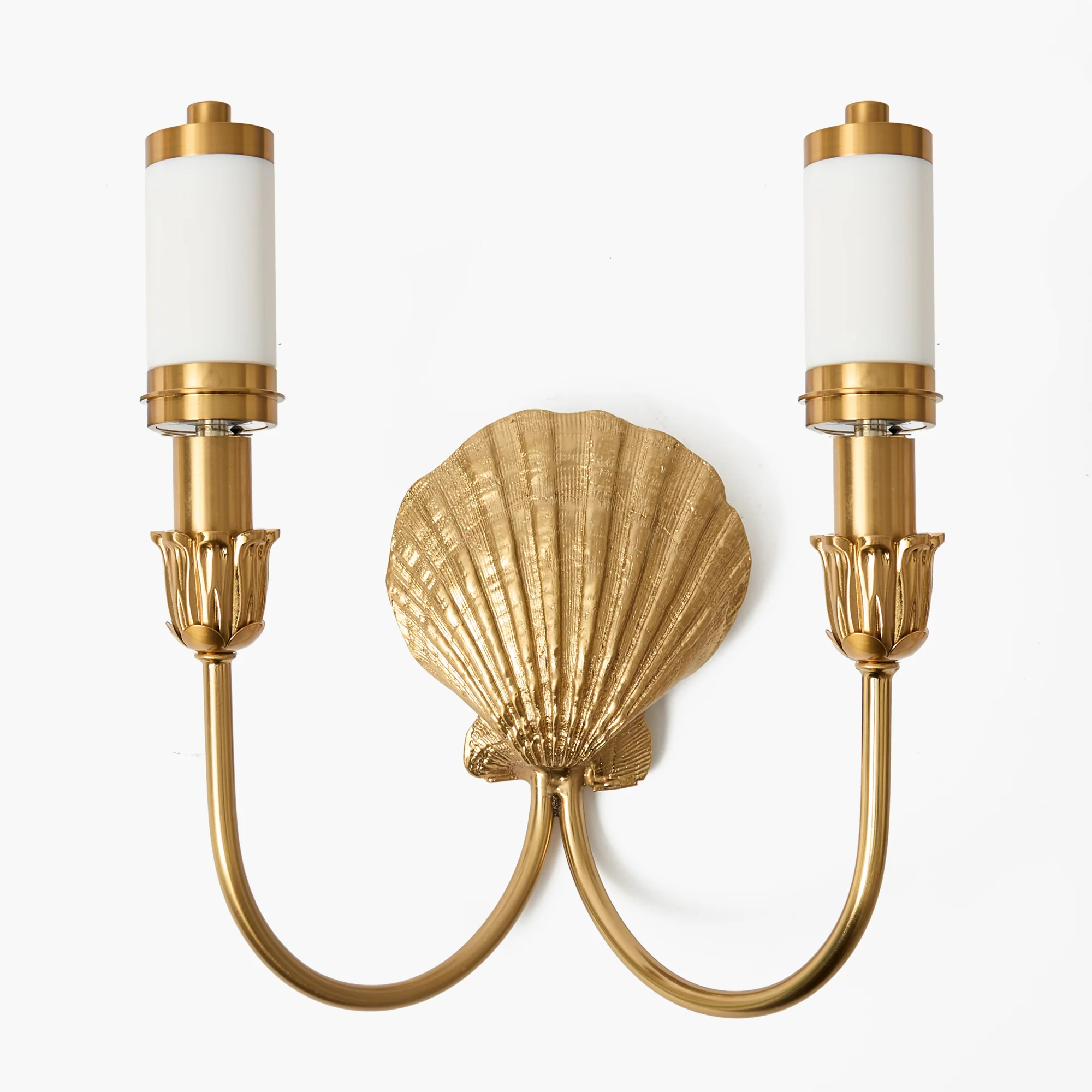 Marina Rechargeable Double Wall Light with Cream Shades (14cm) - Image 6
