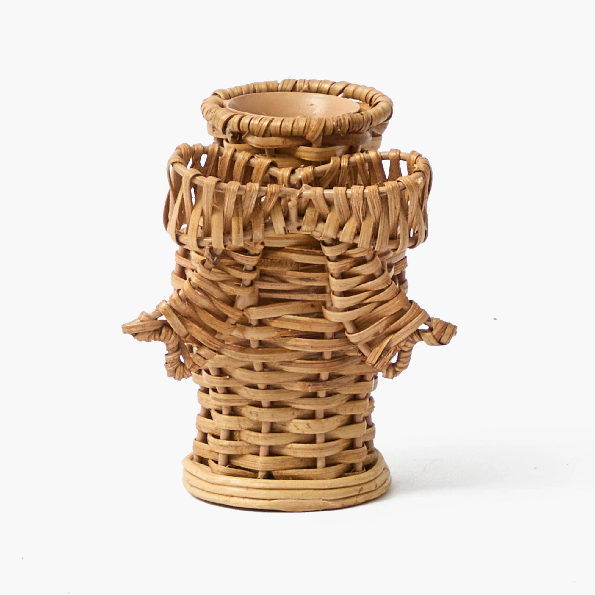 Mini Rattan Bow Vases (Set of 3) - Image 13