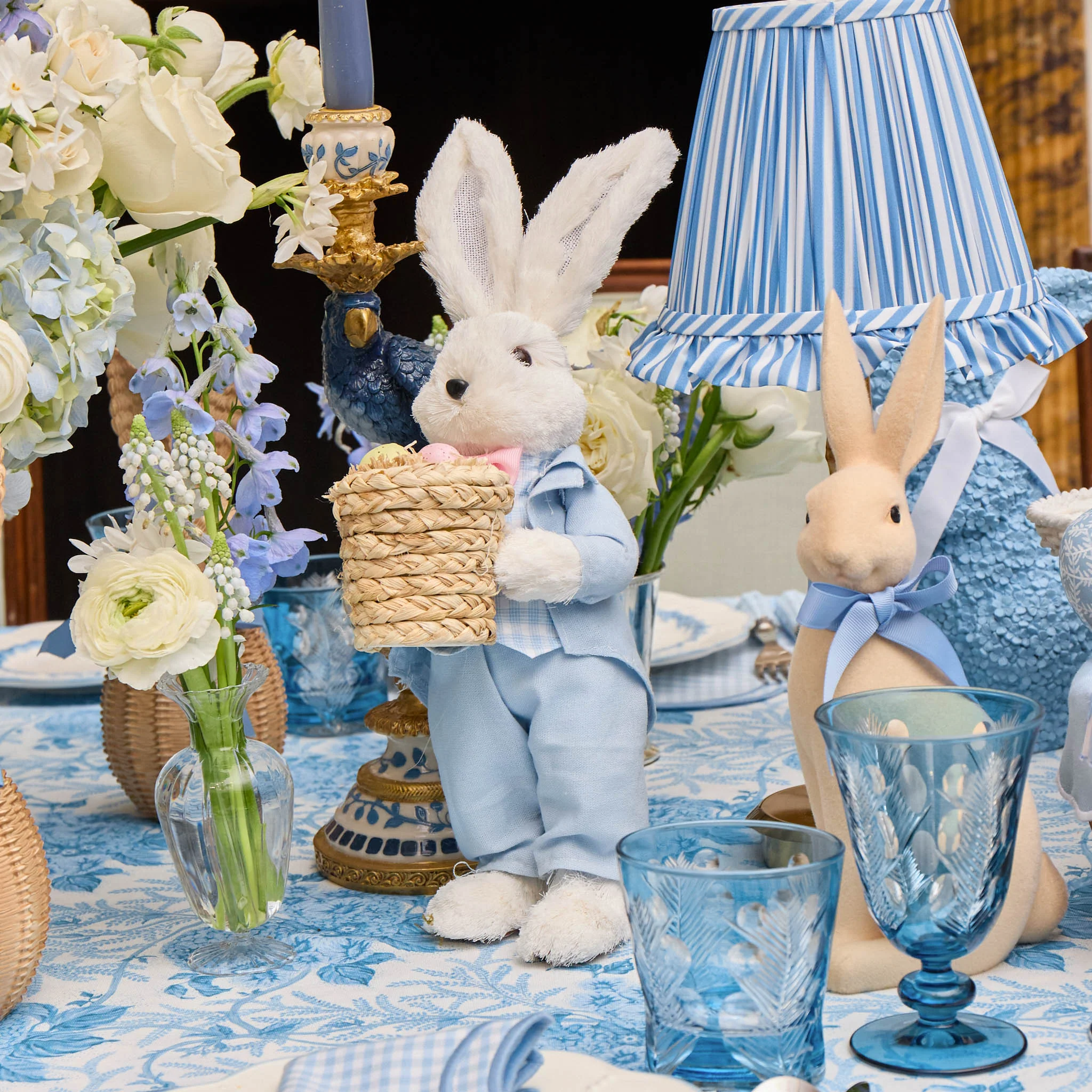 Mr. & Mrs. White Rabbit (Pair) - Image 7