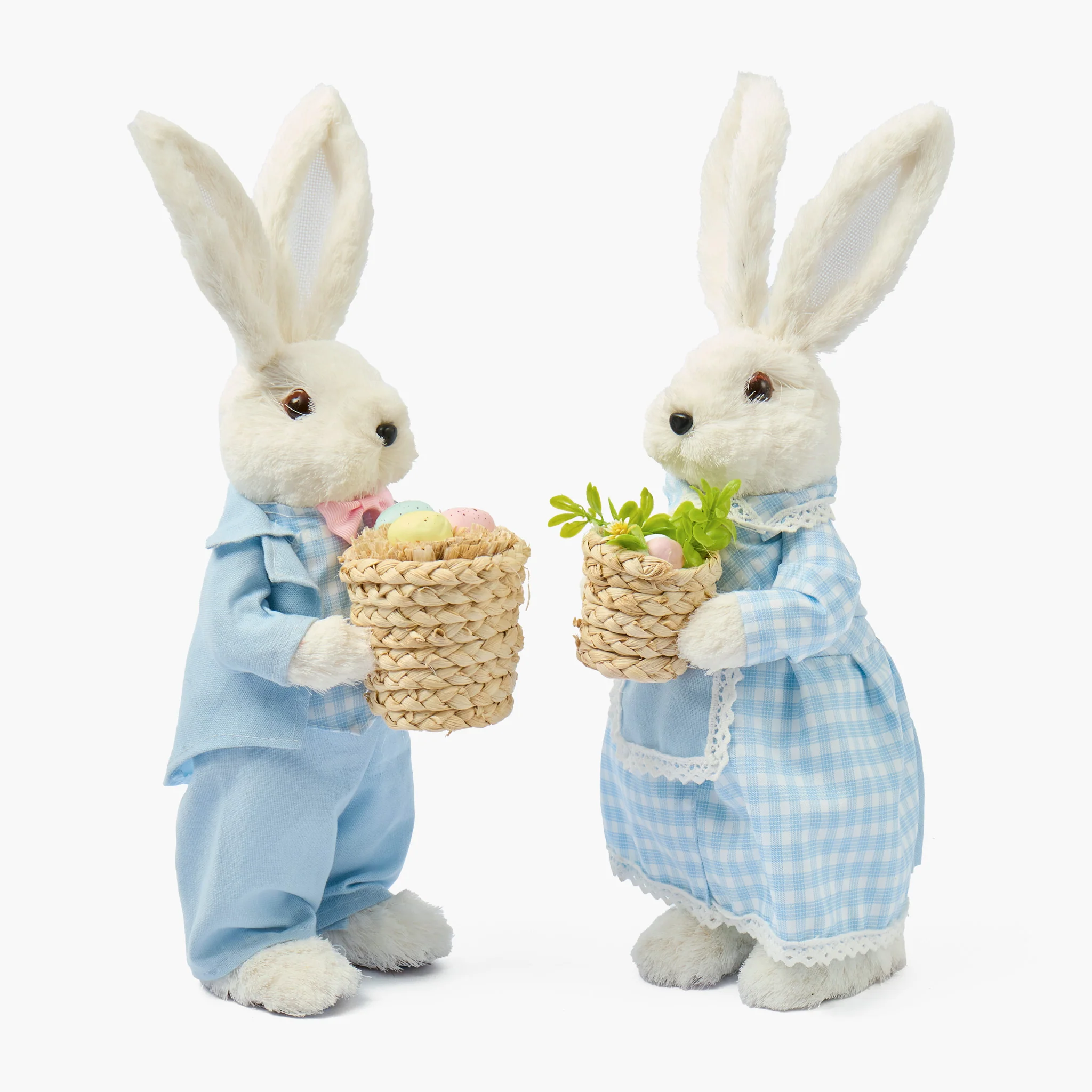 Mr. & Mrs. White Rabbit (Pair) - Image 8