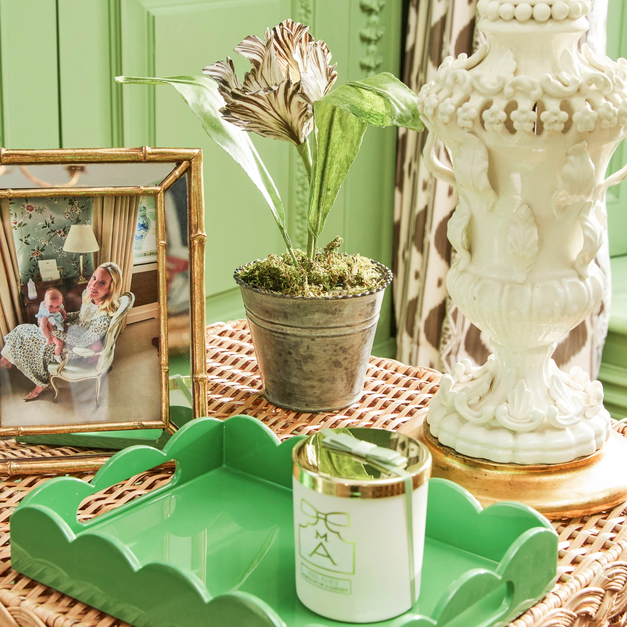 Mrs. Alice Handpainted Chocolate Tulip - Image 10