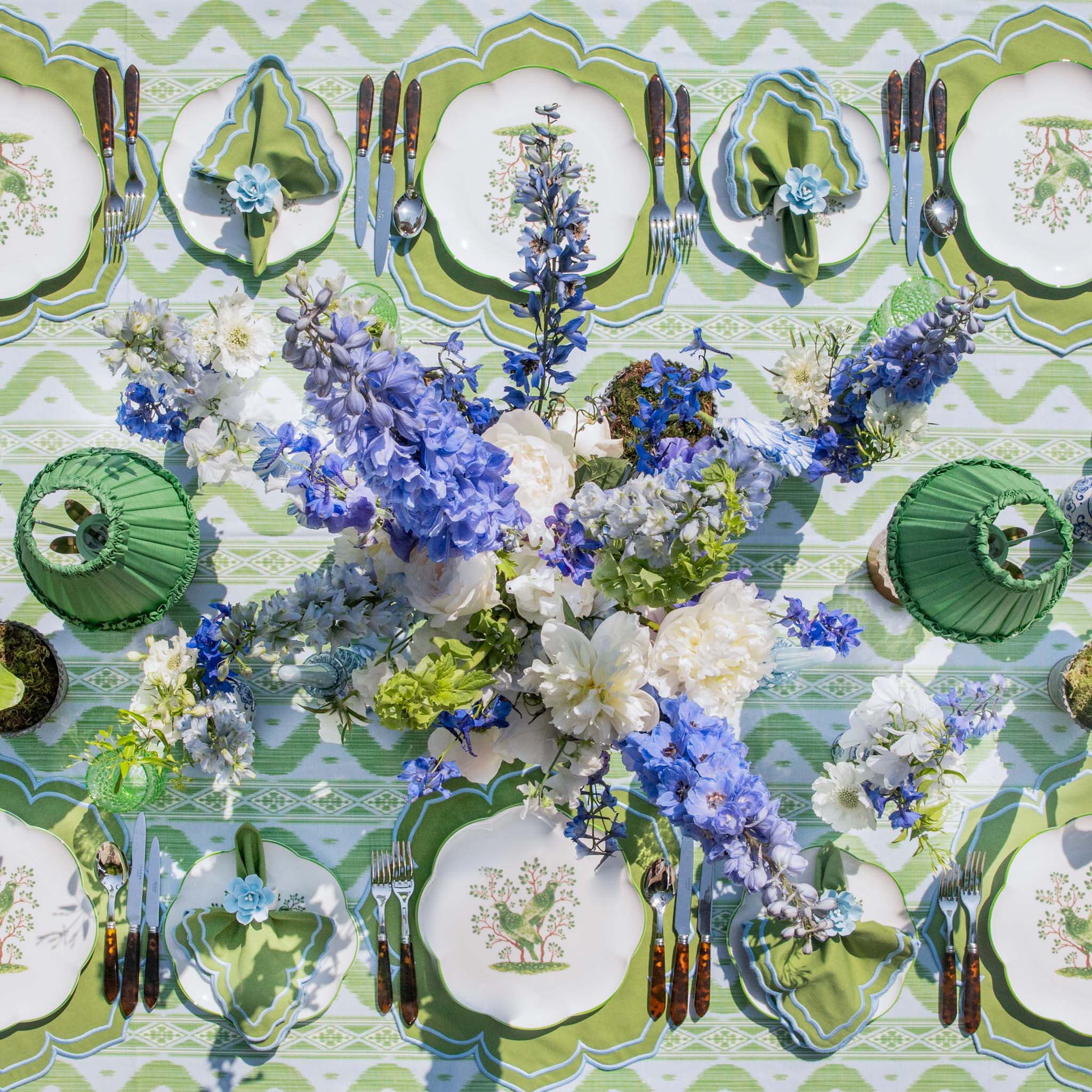 Fleur Green Placemats (Set of 4) - Image 5