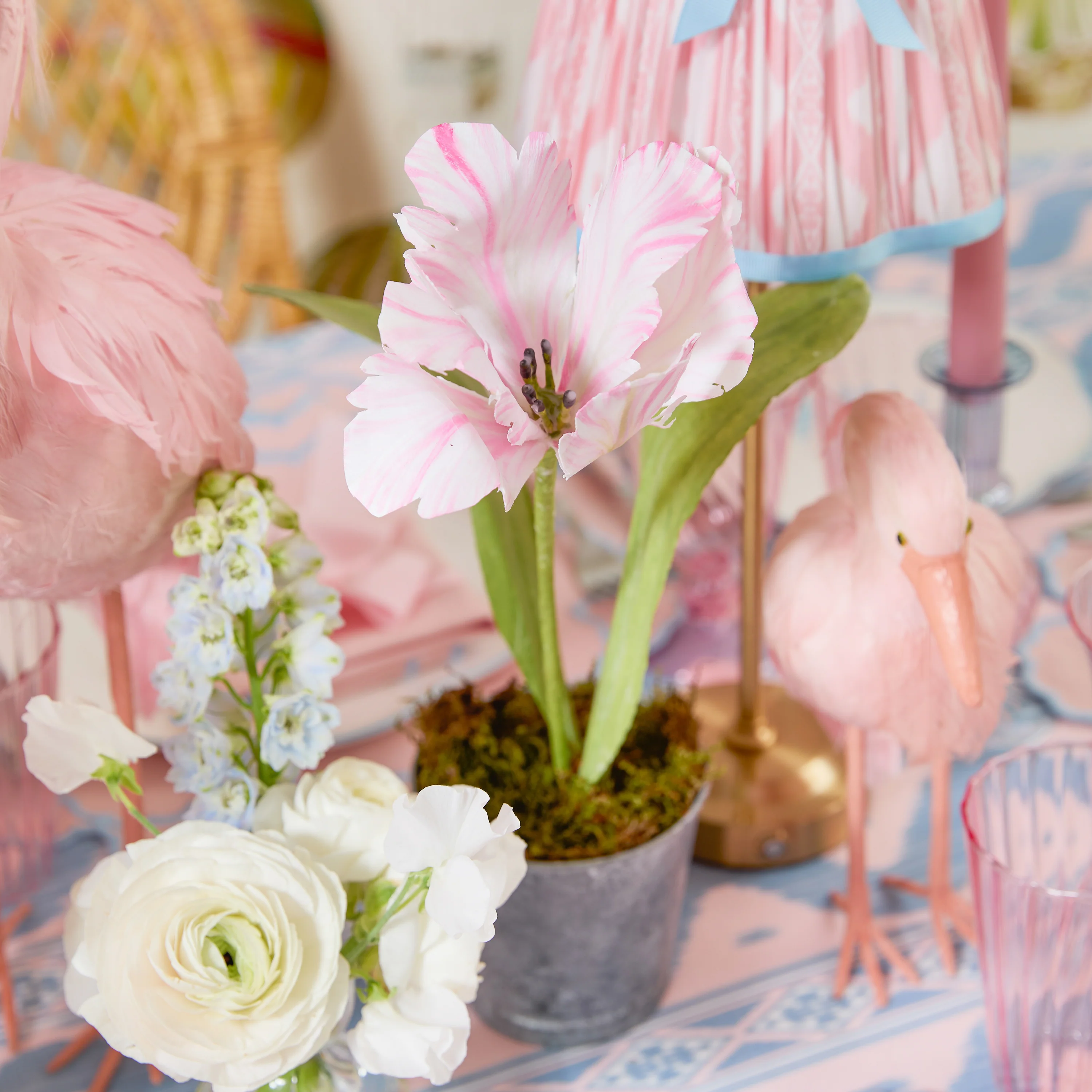 Pink Handpainted Tulip - Image 11