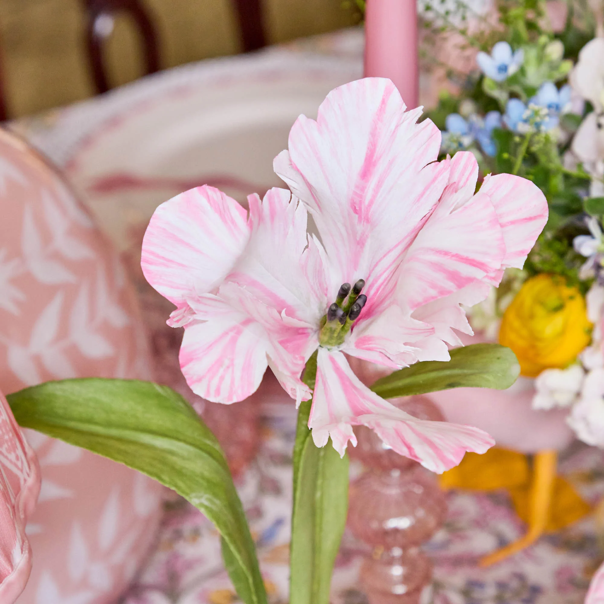 Pink Handpainted Tulip - Image 17