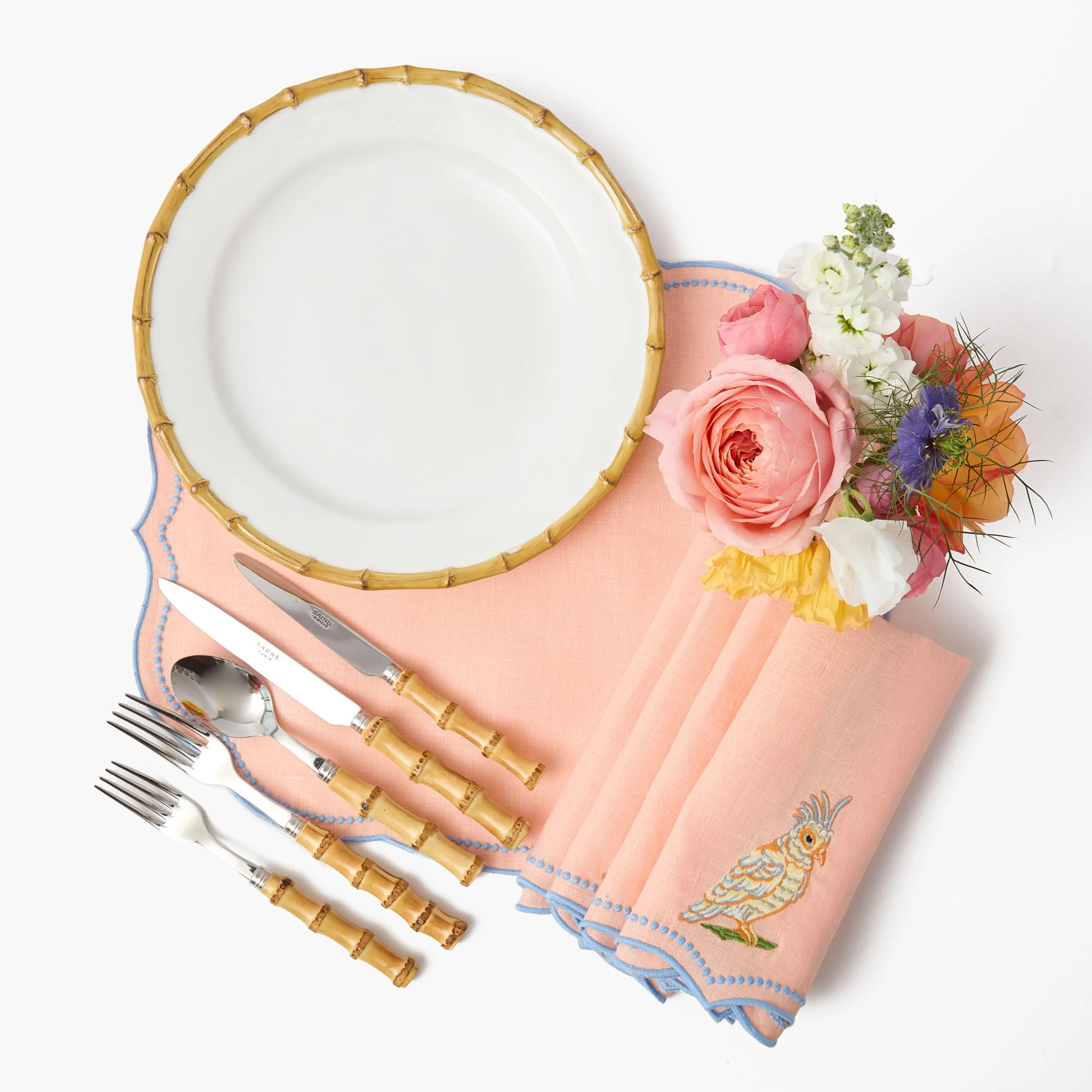 Nancy Bamboo Dinner Plate (Set of 4) - Image 6