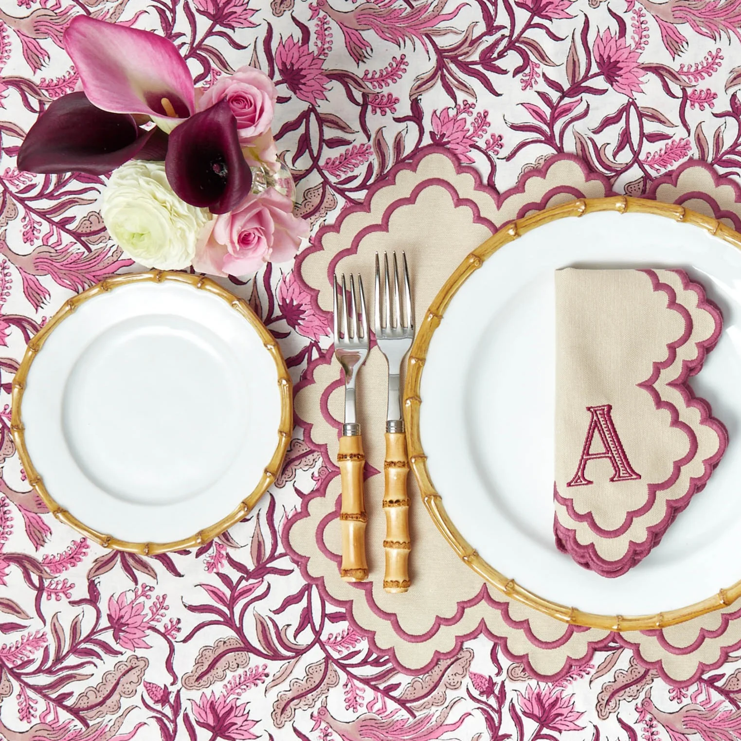 Nancy Bamboo Dinner & Starter Plates (Set of 8) - Image 10