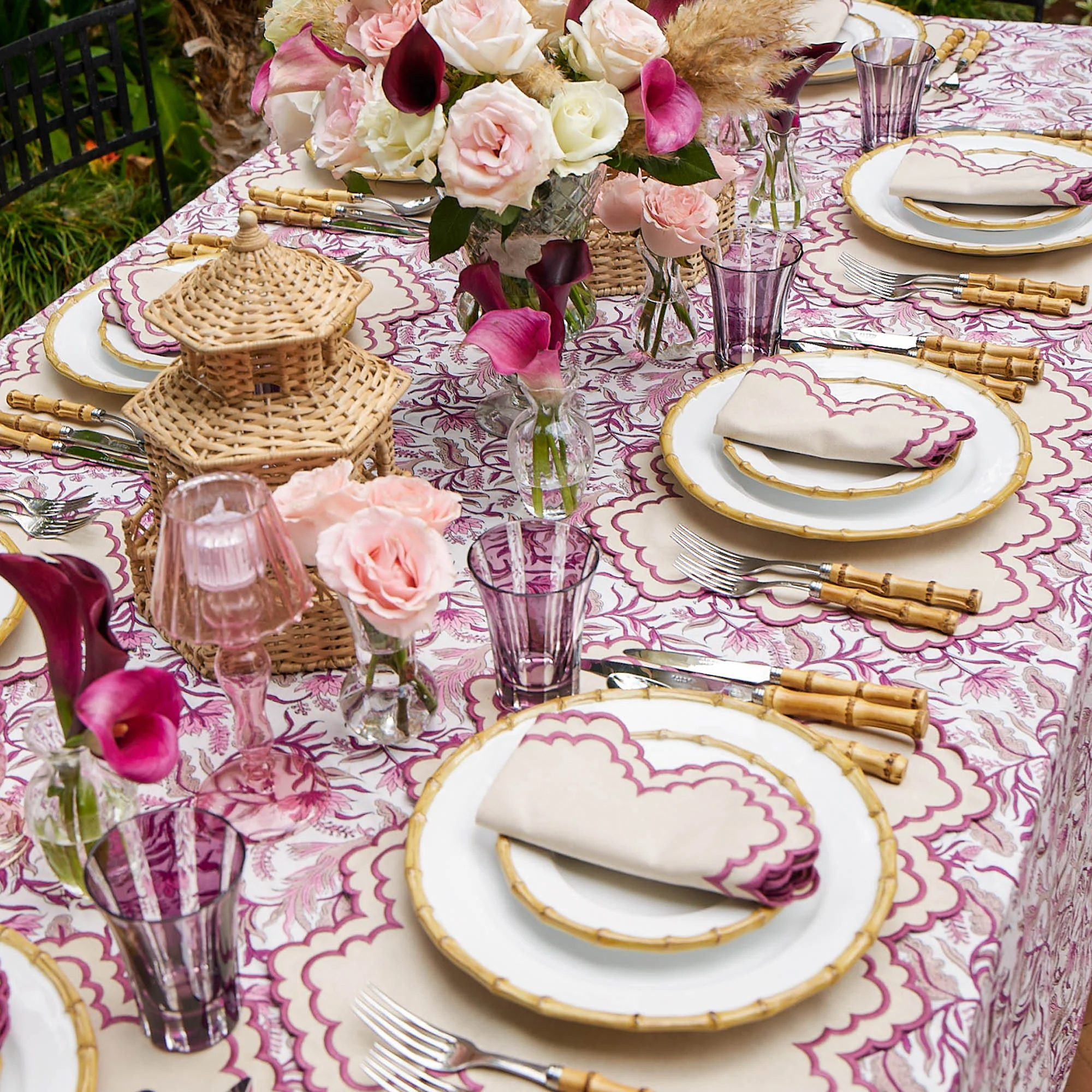 Nancy Bamboo Dinner Plate (Set of 4) - Image 9