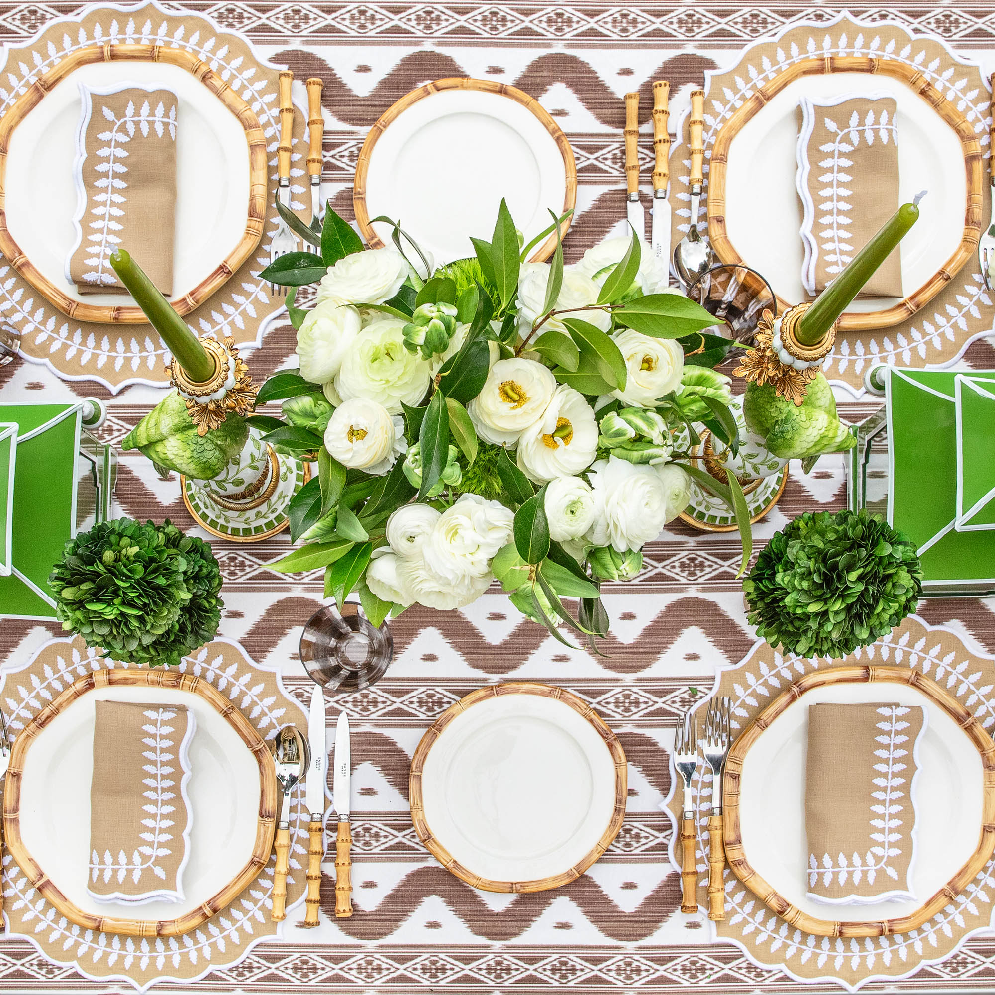 Natural Laurel Napkins (Set of 4) - Image 7