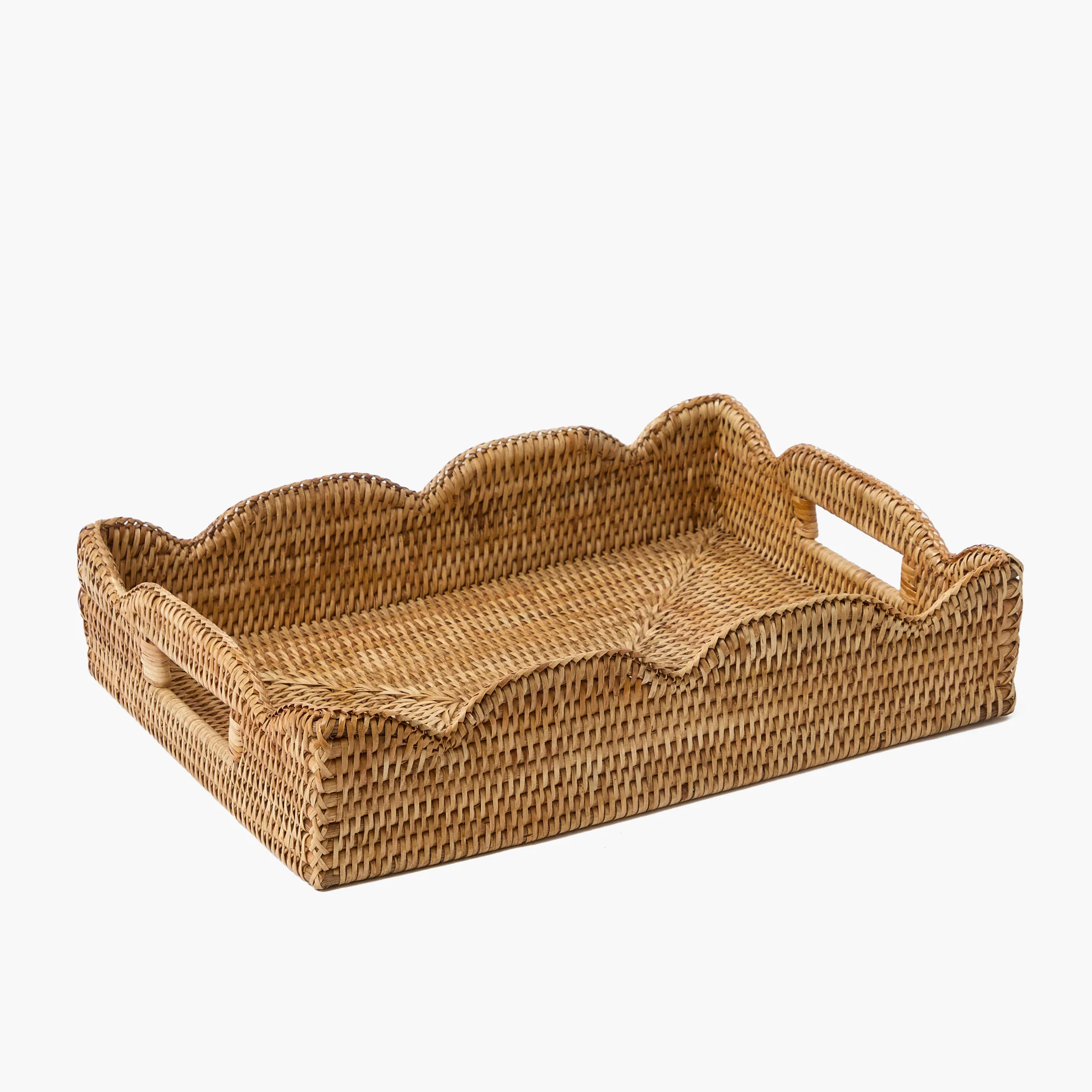 Natural Medium Rattan Tray - Image 8