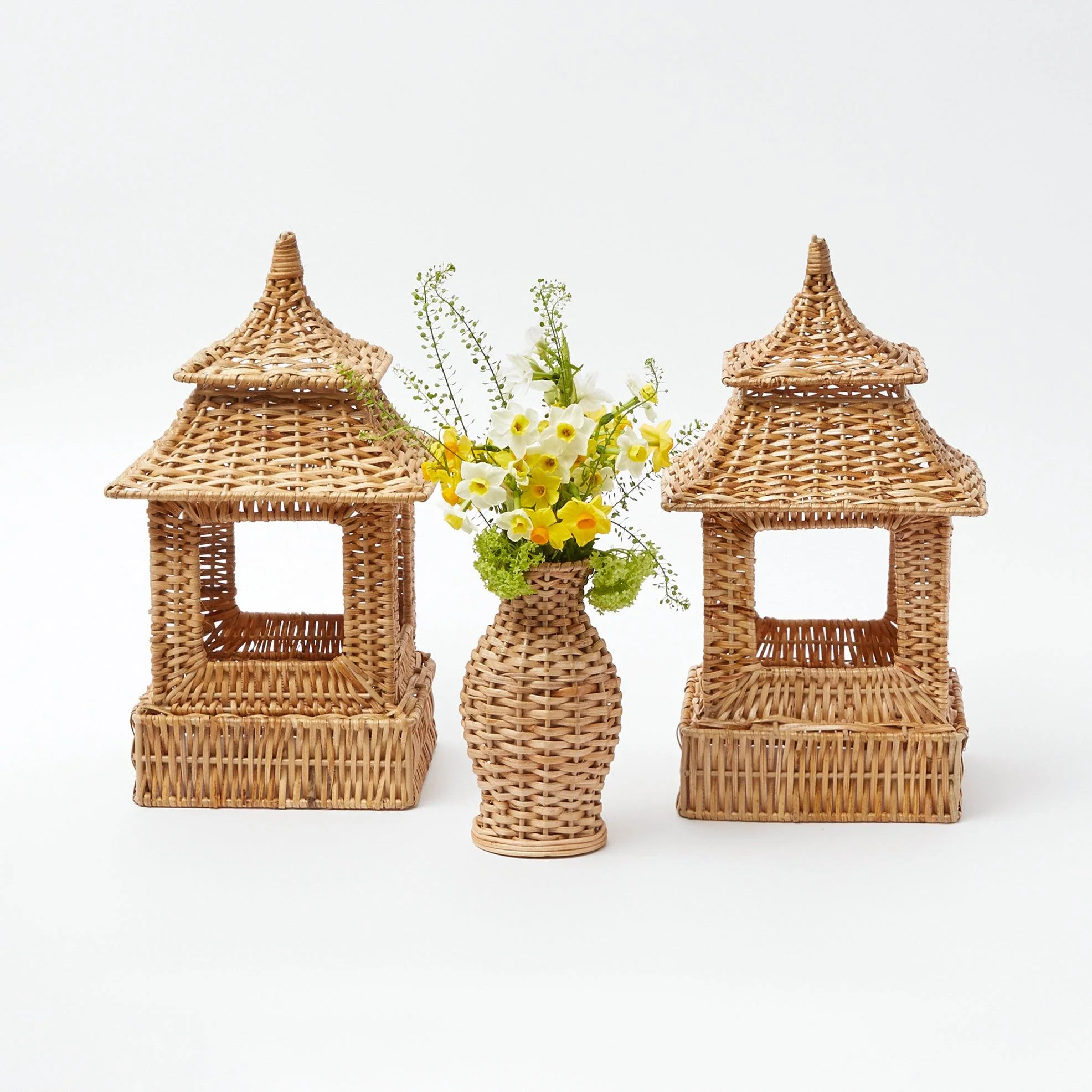 Natural Rattan Decoration Set - Image 11