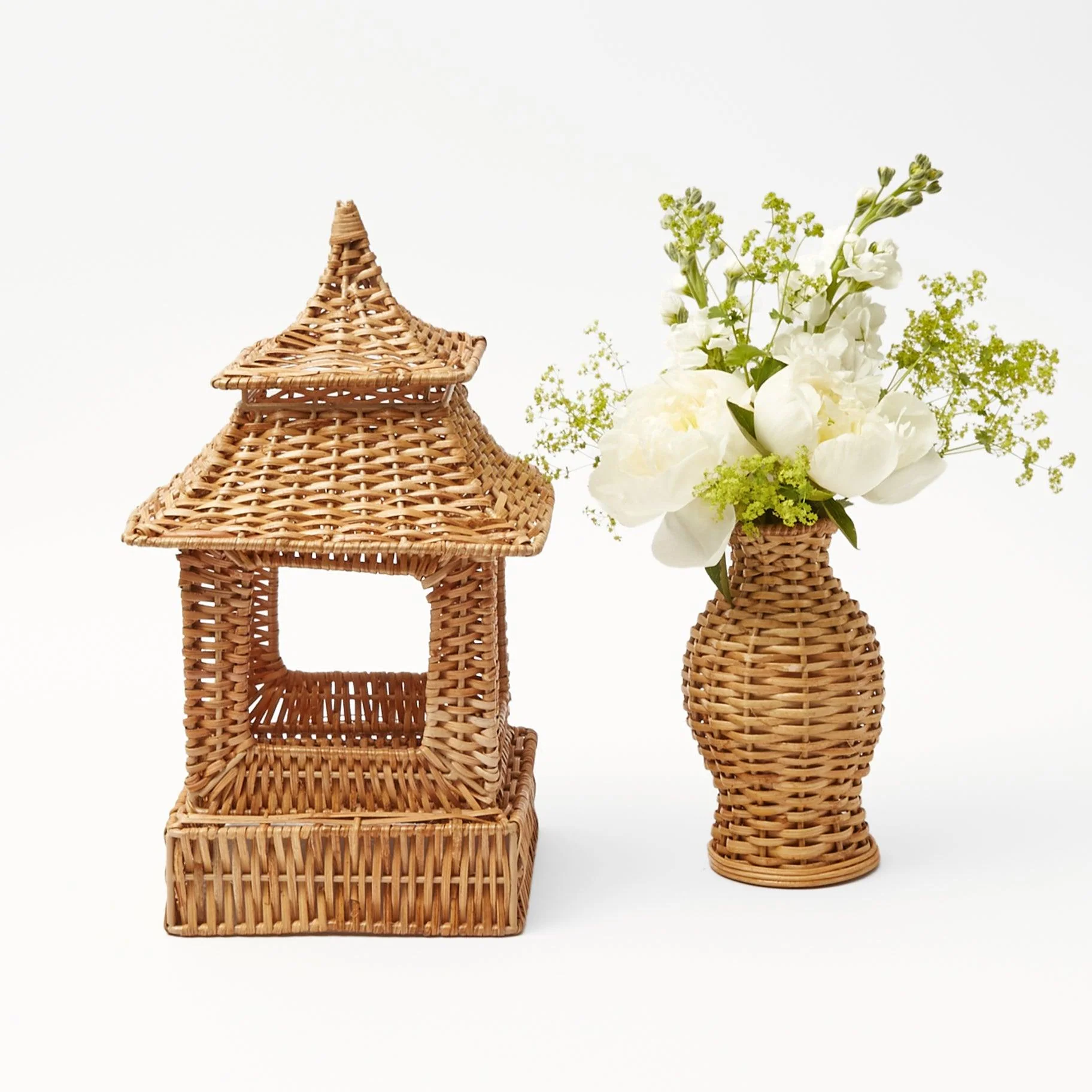 Natural Rattan Pagoda Decoration Set - Image 21