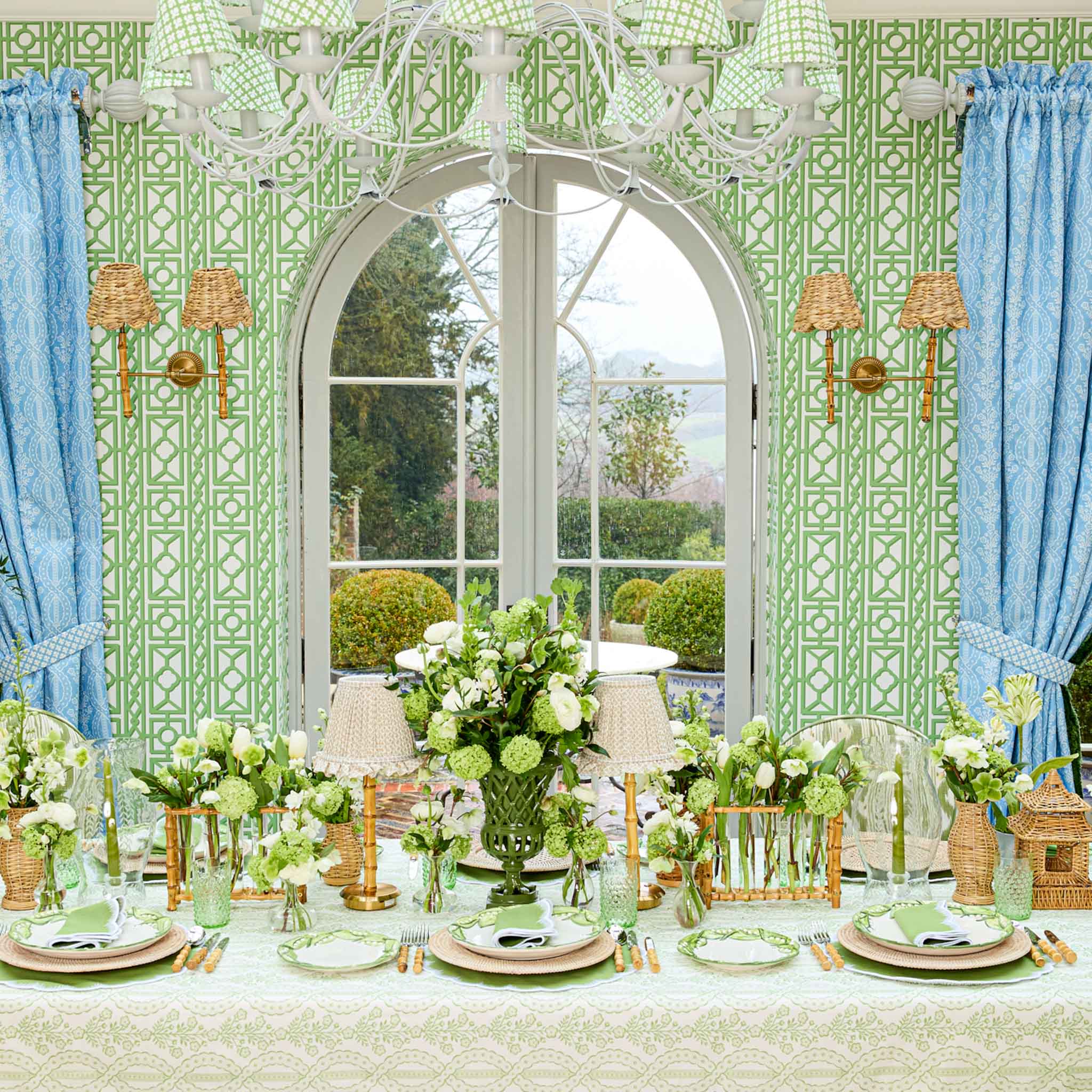 Green Sybil Fabric - Image 6