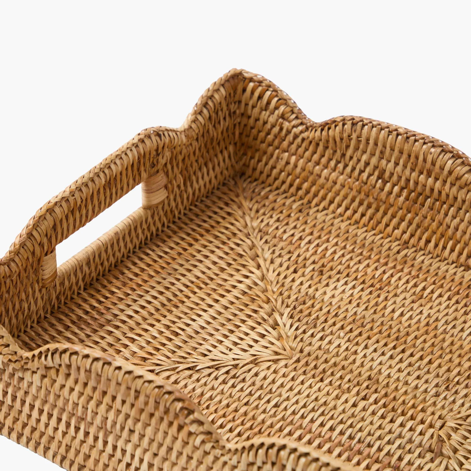 Natural Medium Rattan Tray - Image 5
