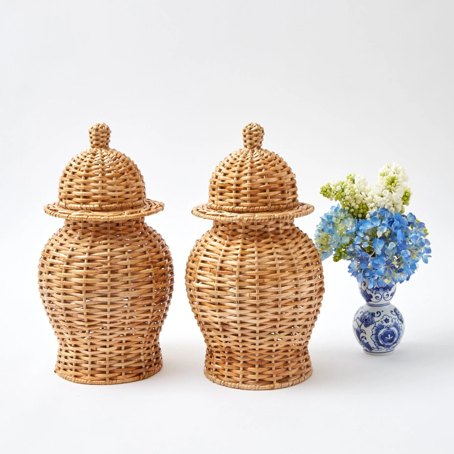 Rattan Ginger Jar - Image 13