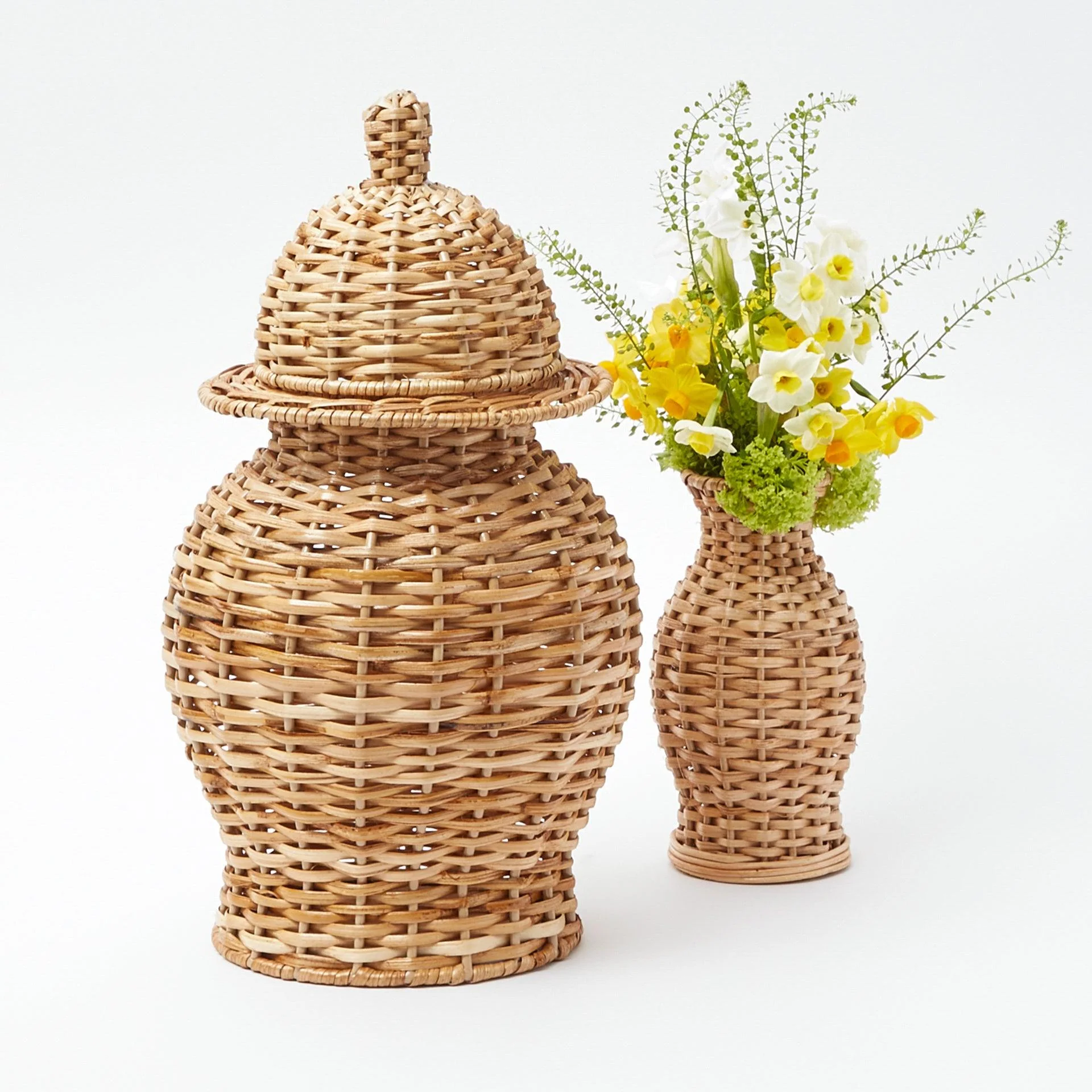 Rattan Ginger Jar - Image 8